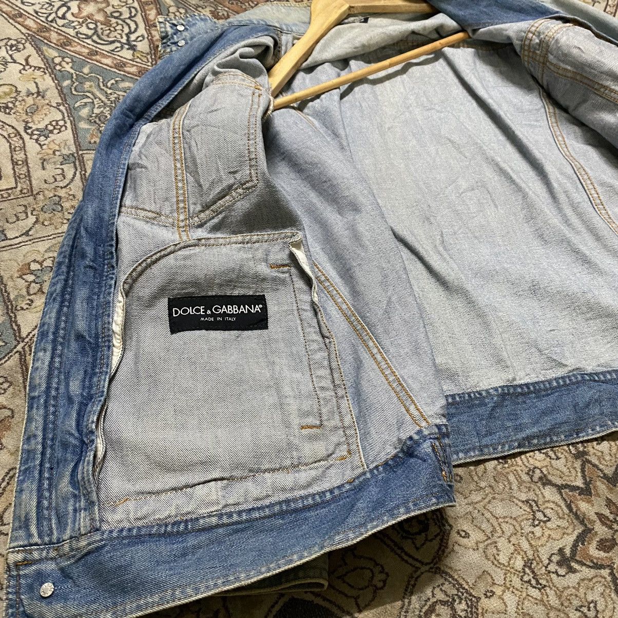 Dolce & Gabbana Vintage Dolce&Gabbana Denim Jacket Double Zipper Mudwash Size US L / EU 52-54 / 3 - 17 Thumbnail