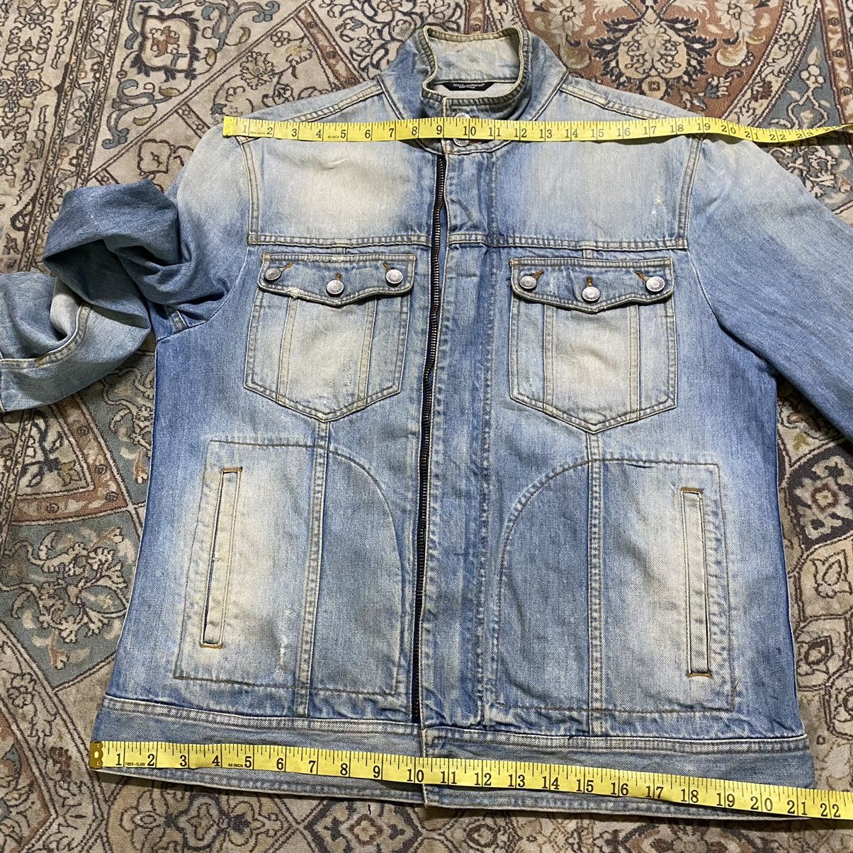 Dolce & Gabbana Vintage Dolce&Gabbana Denim Jacket Double Zipper Mudwash Size US L / EU 52-54 / 3 - 23 Thumbnail