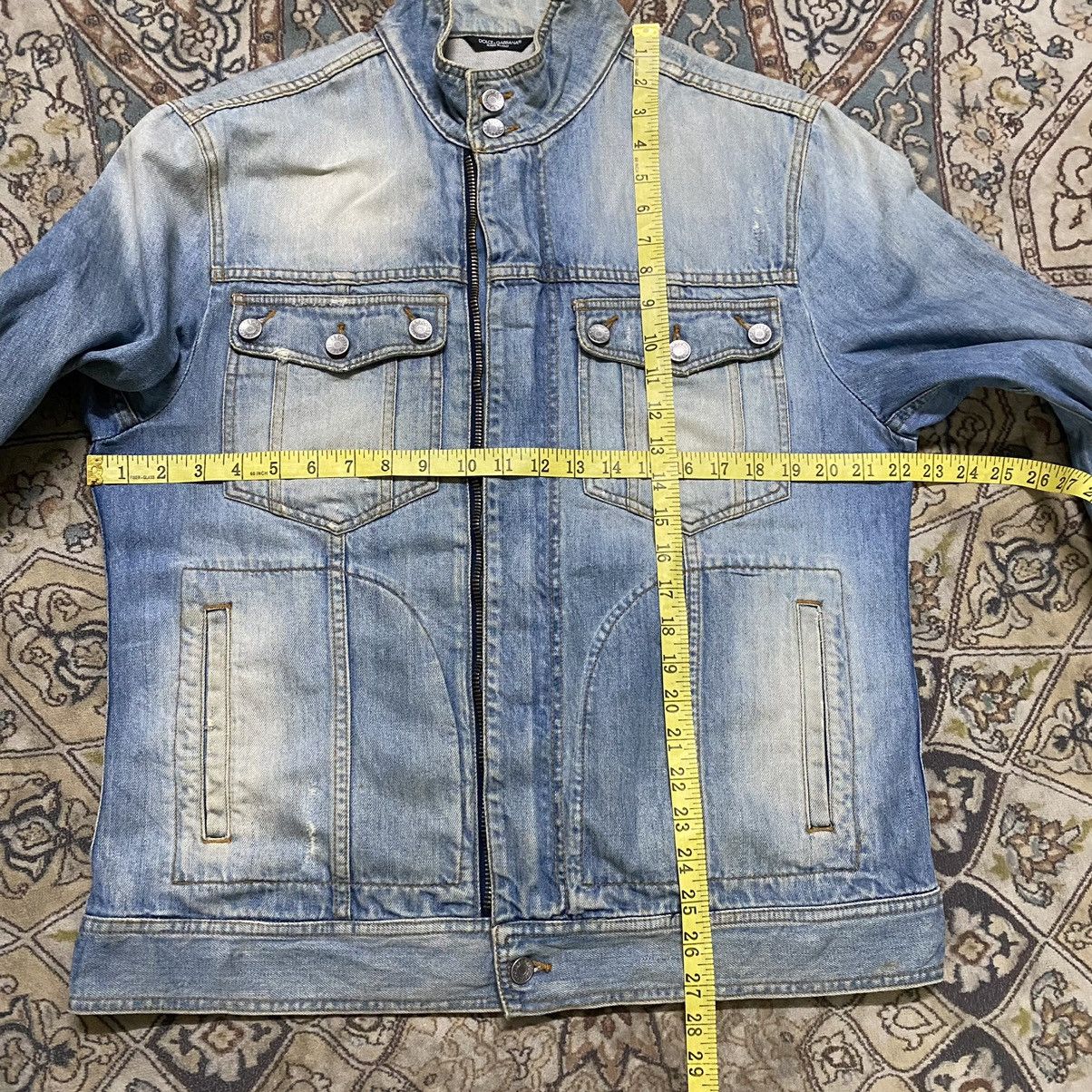 Dolce & Gabbana Vintage Dolce&Gabbana Denim Jacket Double Zipper Mudwash Size US L / EU 52-54 / 3 - 21 Thumbnail