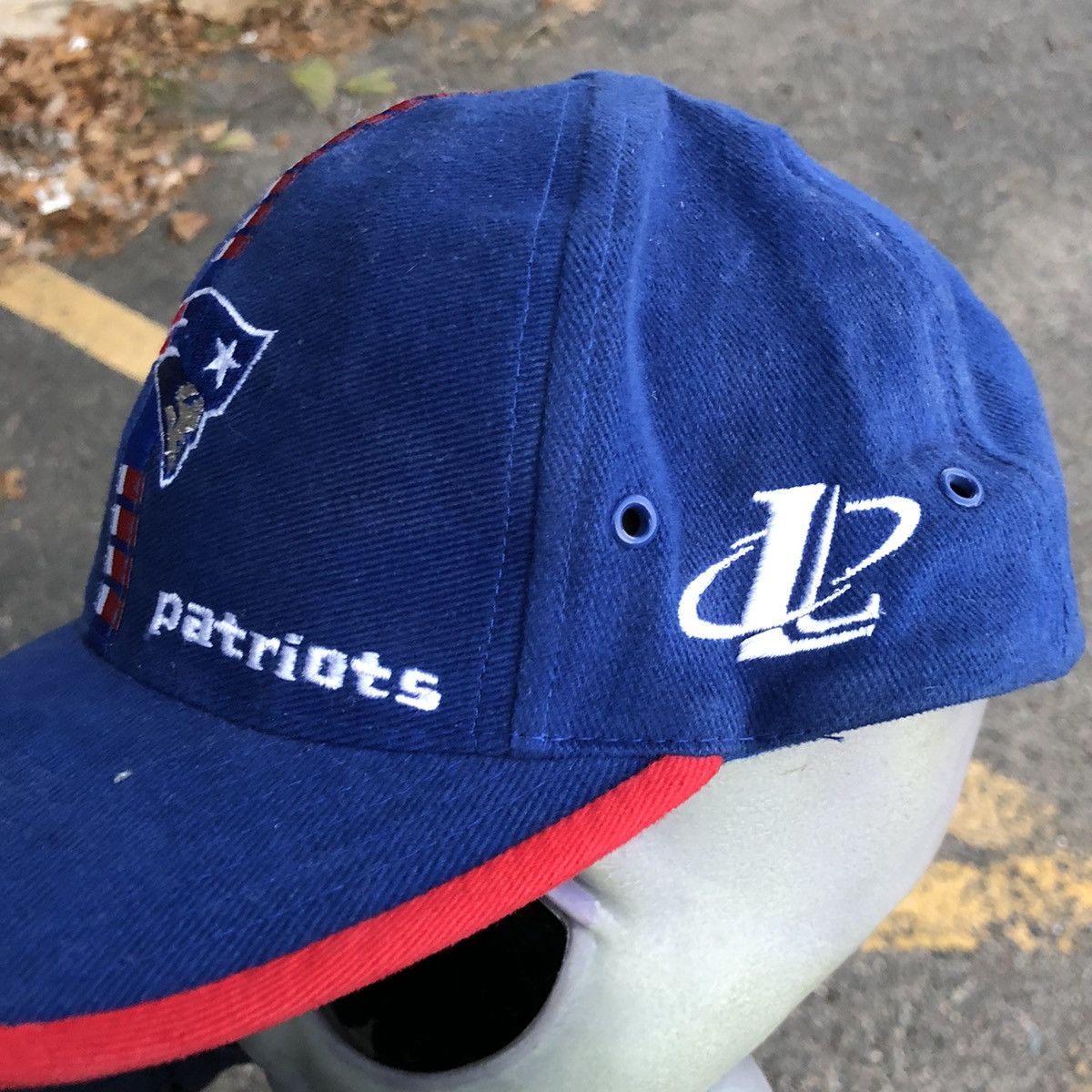 NFL × Vintage 90s Vintage Patriots Dad Hat Logo Athletic NFL Football Size ONE SIZE - 5 Thumbnail