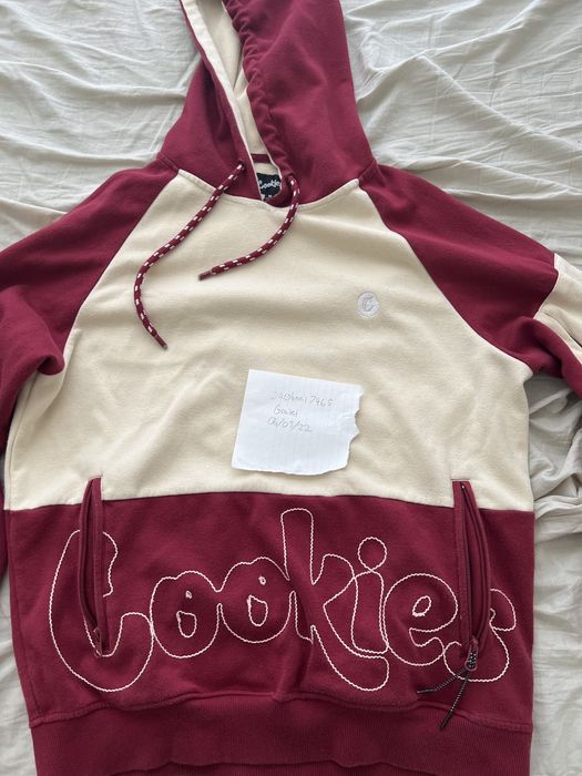 Burgundy cookies hot sale hoodie