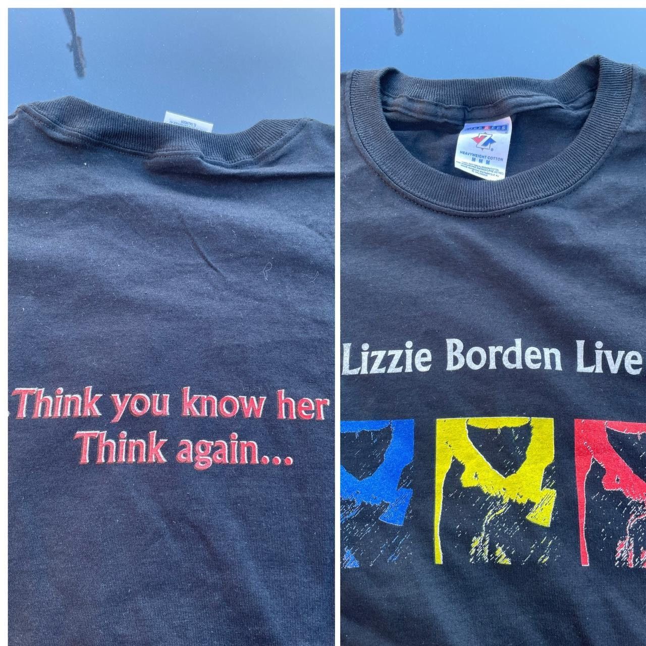 Vintage Y2K Lizzie Borden Horror serial killer T-Shirt Vintage Size US M / EU 48-50 / 2 - 1 Thumbnail