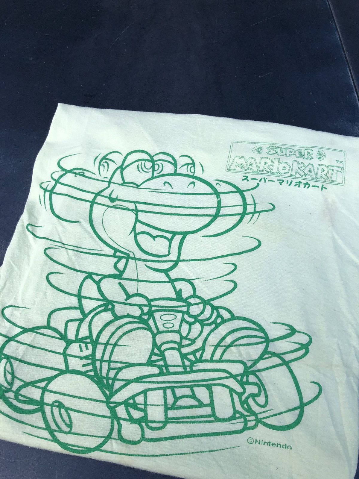 Japanese Brand 90s Vintage N64 Yoshi Mario Kart Single Stitch 90s Nintendo Size US S / EU 44-46 / 1 - 1 Thumbnail
