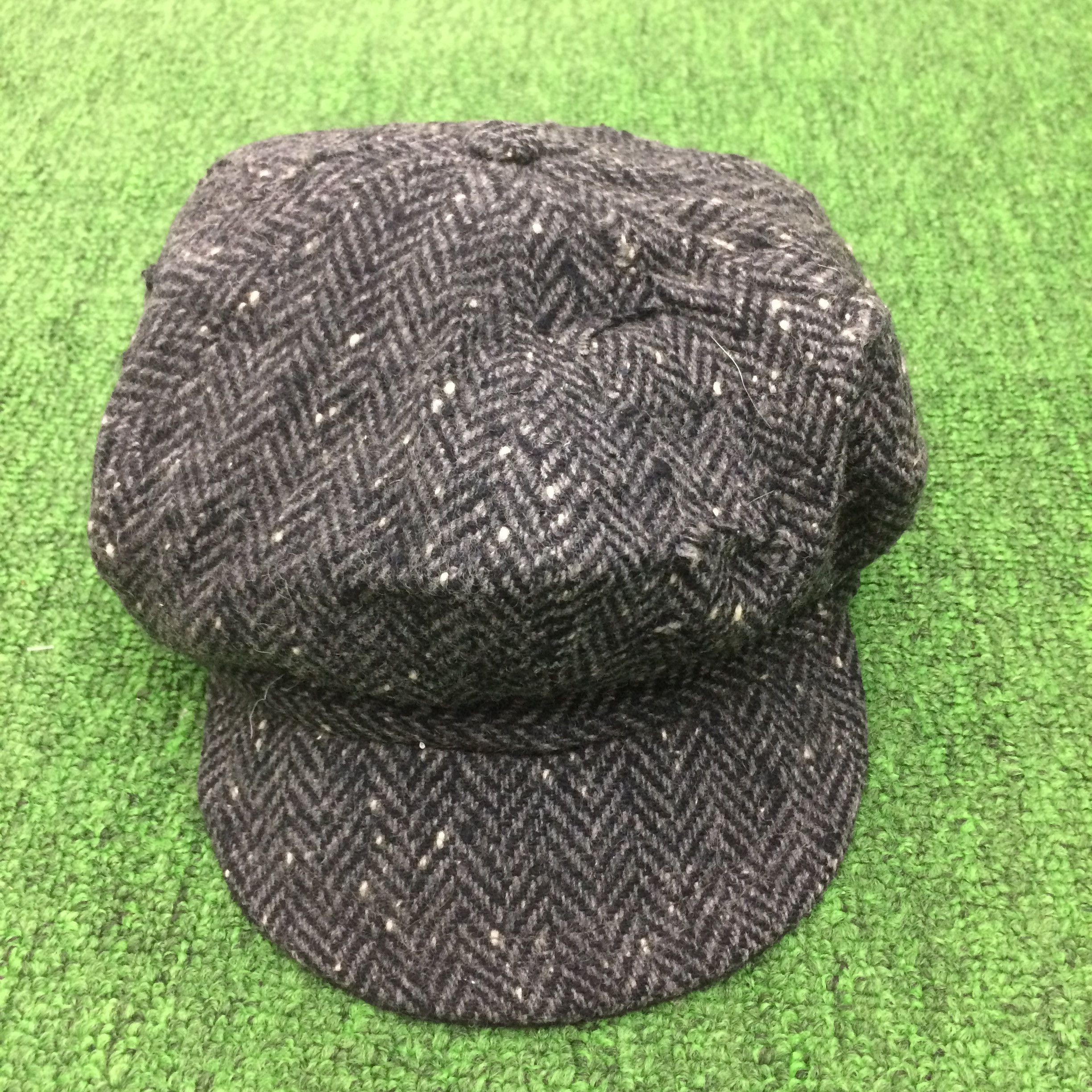 Japanese Brand × PPFM × Vintage Y1 VTG PPFM HERRINGBONE TWILL HAT PEAKY BLINDERS Size ONE SIZE - 2 Thumbnail
