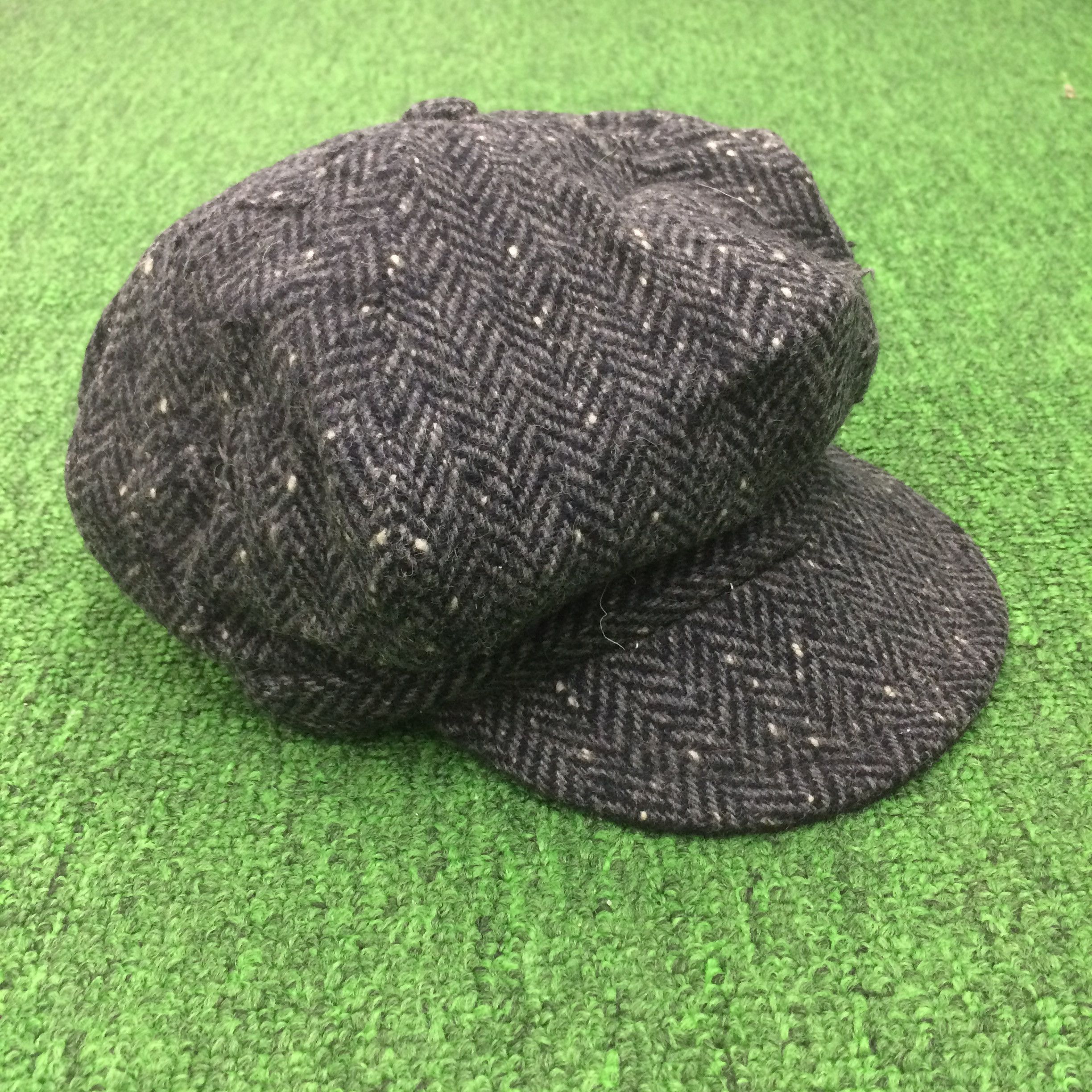 Japanese Brand × PPFM × Vintage Y1 VTG PPFM HERRINGBONE TWILL HAT PEAKY BLINDERS Size ONE SIZE - 1 Thumbnail