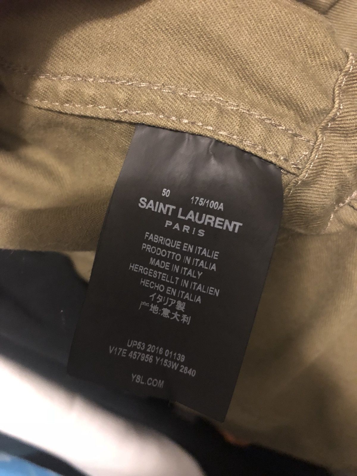 Saint Laurent Paris Sweet Dreams Military Patch Jacket Size US M / EU 48-50 / 2 - 5 Thumbnail