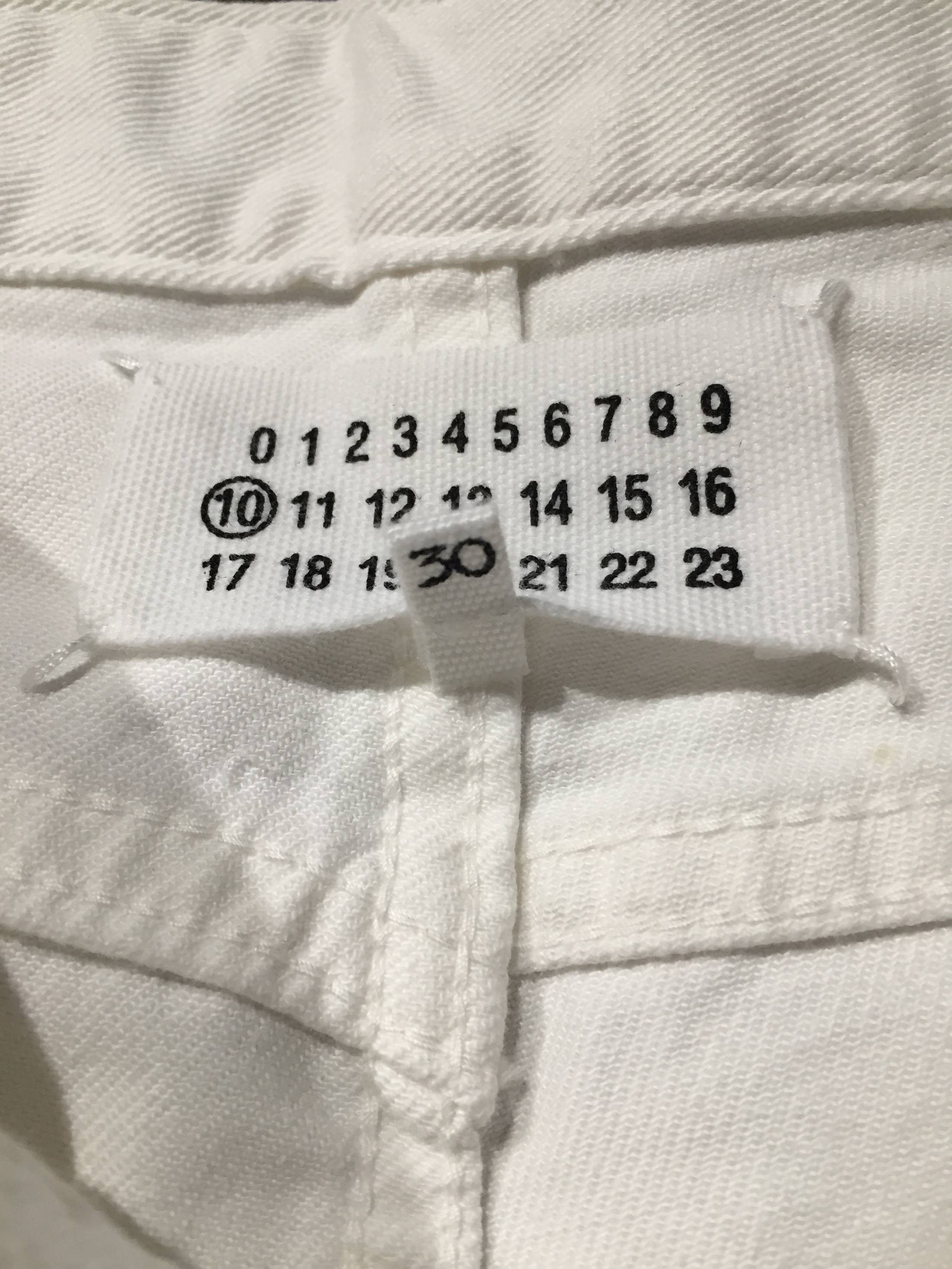 Maison Margiela Skinny Stacked White Denim Size US 30 / EU 46 - 10 Thumbnail