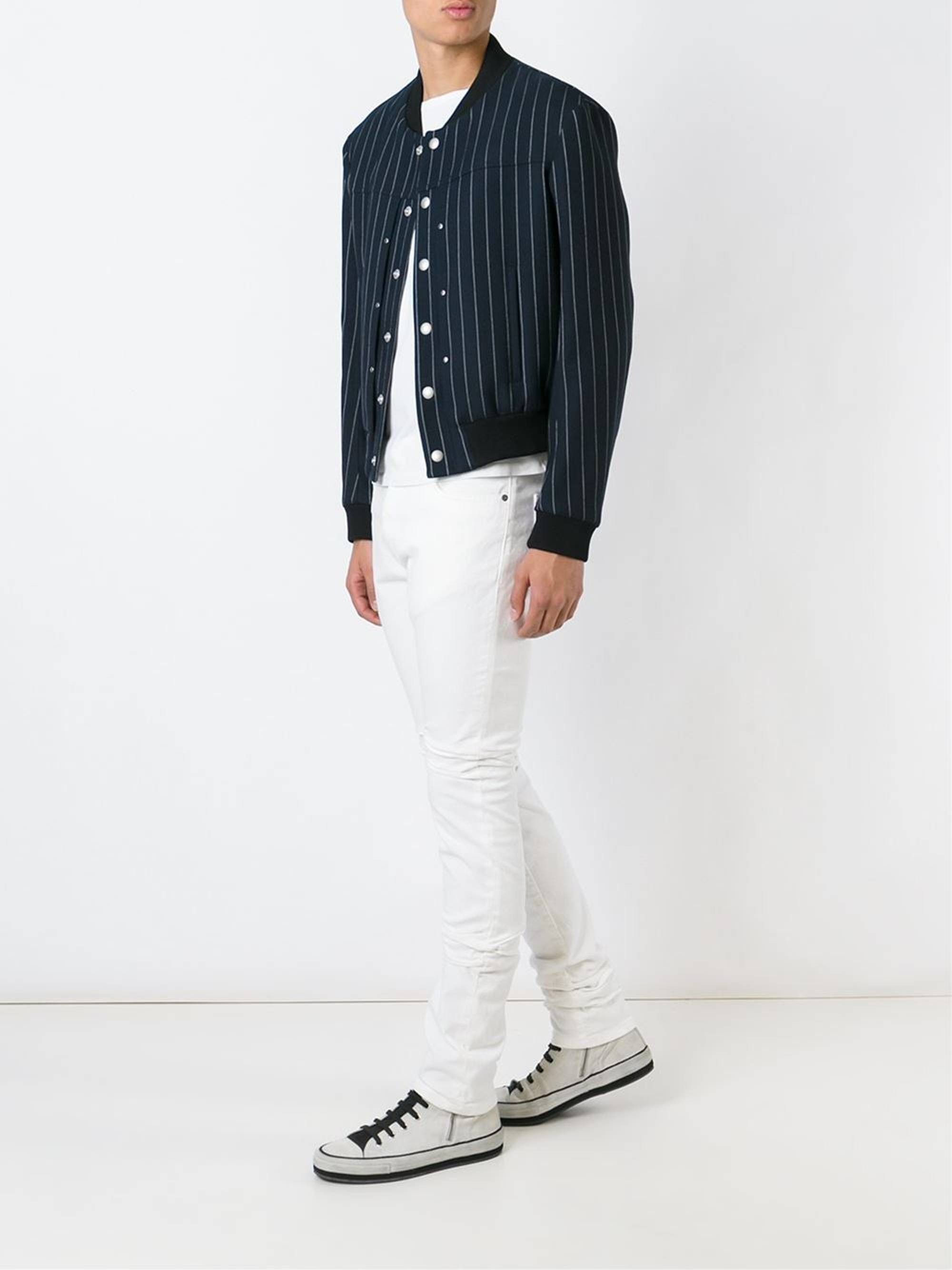 Maison Margiela Skinny Stacked White Denim Size US 30 / EU 46 - 8 Thumbnail