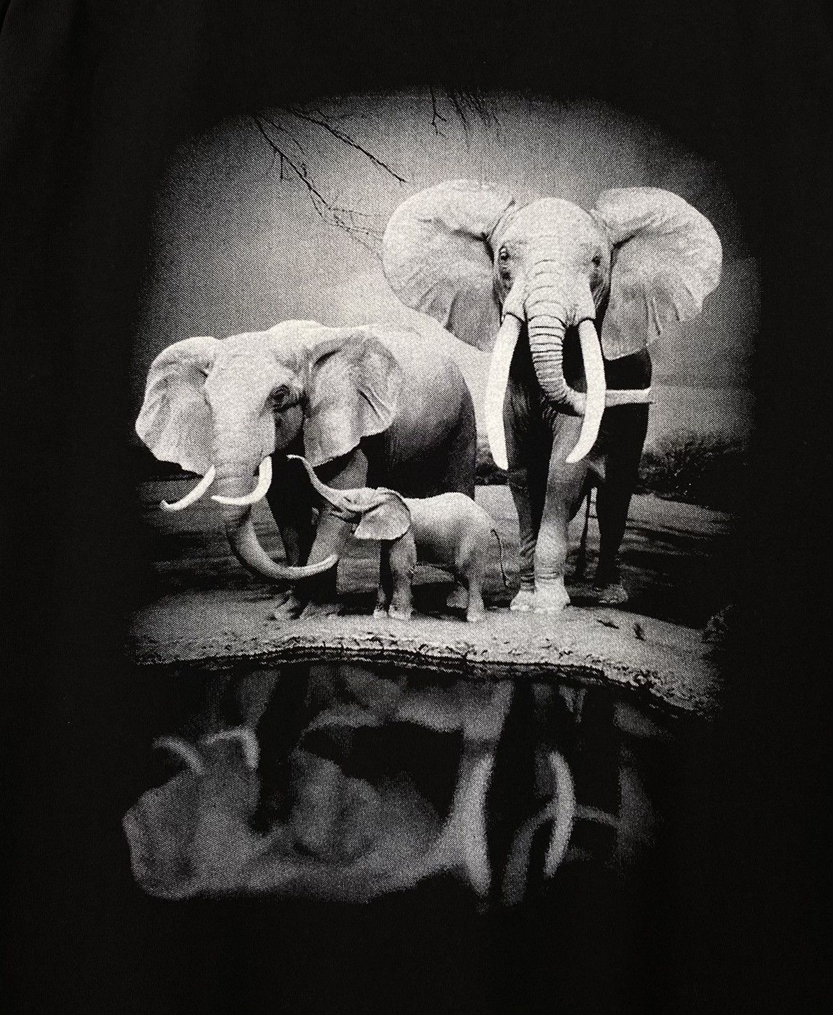 Other Reo Rock of The T-Shirts Elephants Animal Tee Size L Black Size US L / EU 52-54 / 3 - 6 Thumbnail