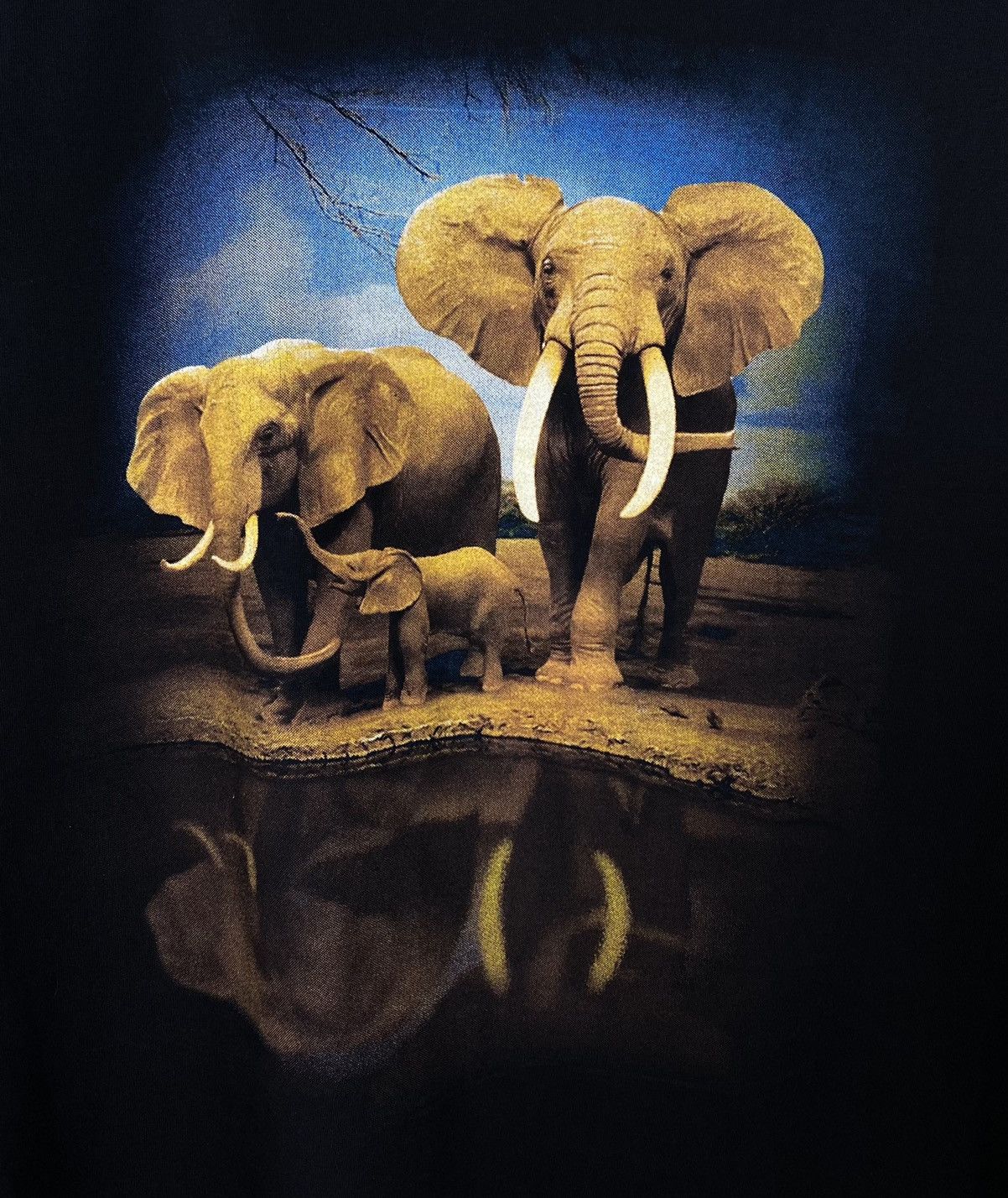 Other Reo Rock of The T-Shirts Elephants Animal Tee Size L Black Size US L / EU 52-54 / 3 - 3 Thumbnail