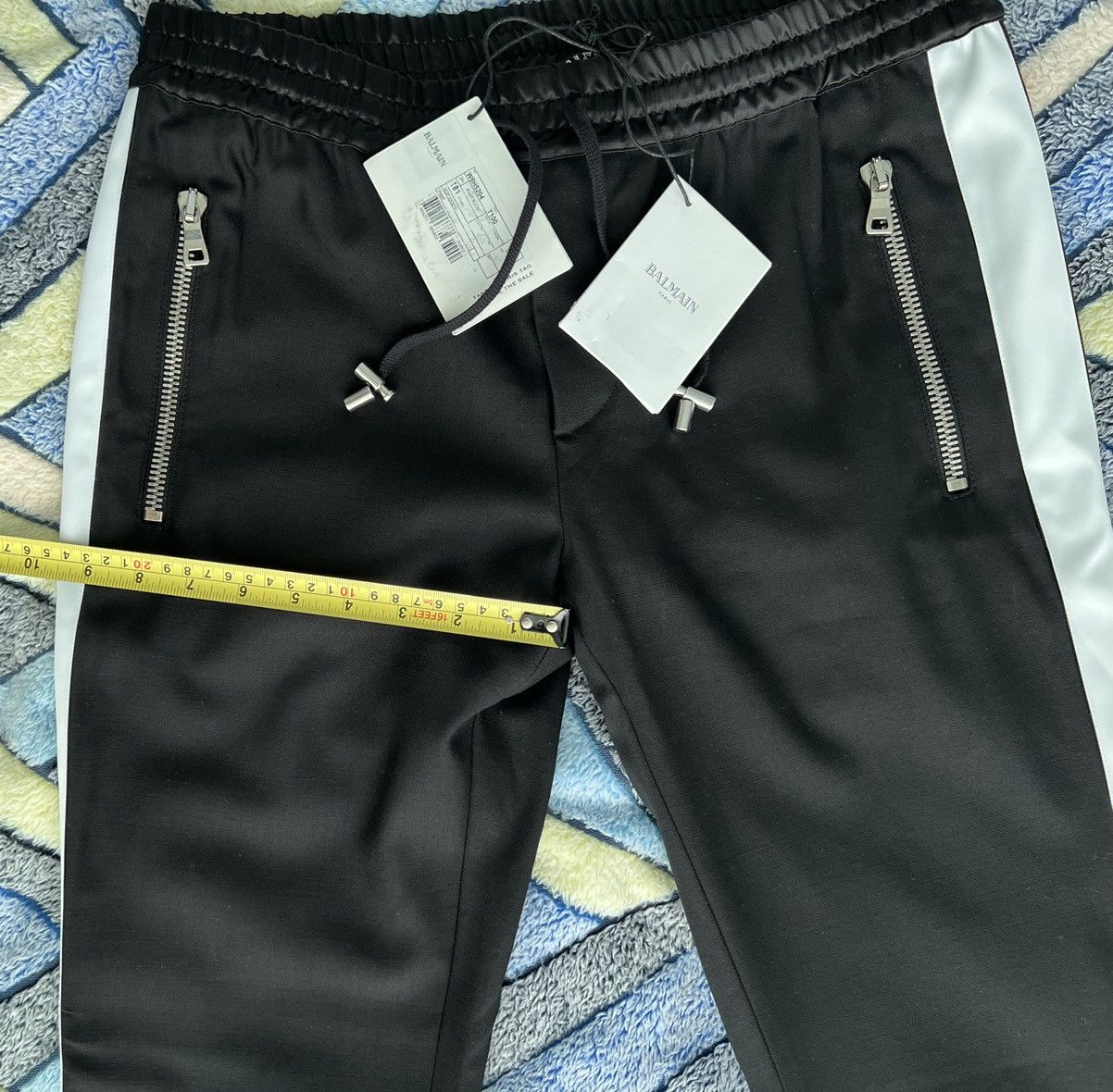 Balmain Balmain tuxedo skinny track pants W8H5204T100 NWT Size US 34 / EU 50 - 17 Thumbnail