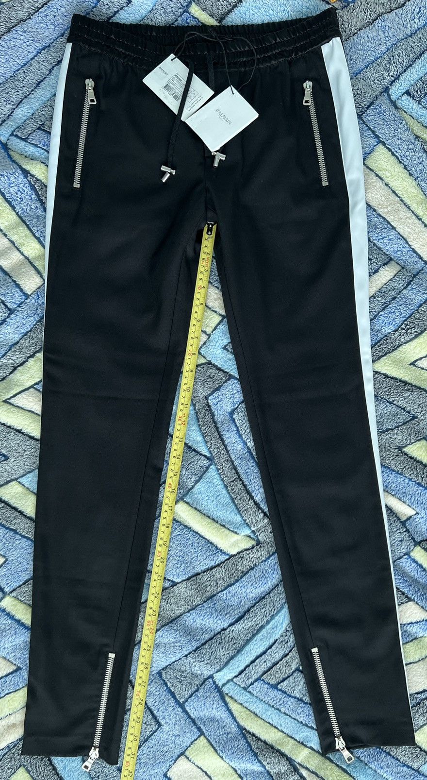 Balmain Balmain tuxedo skinny track pants W8H5204T100 NWT Size US 34 / EU 50 - 20 Thumbnail