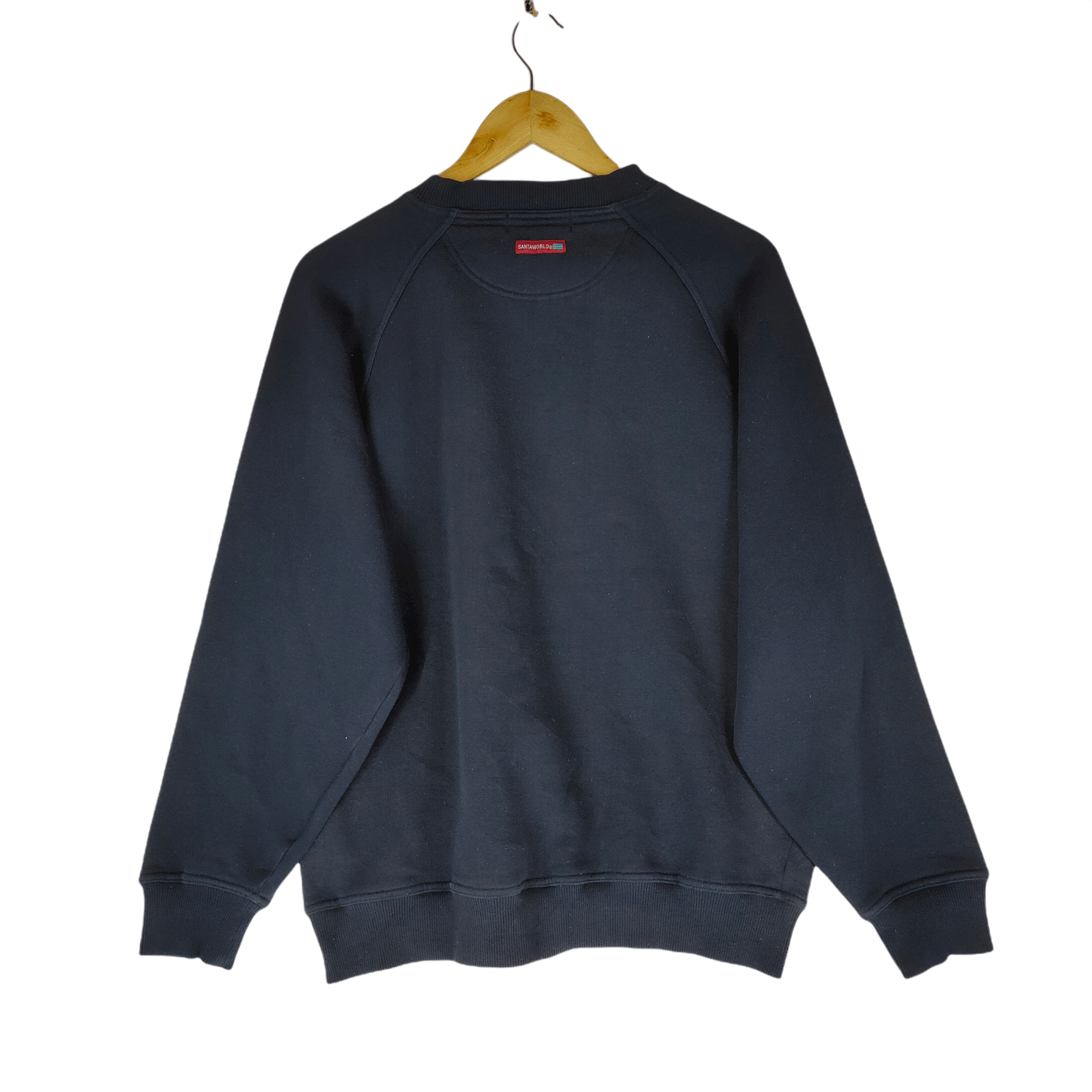 Other Vintage 80s SANTAWORLD Big Logo Crewneck Large Sweatshirt Size US L / EU 52-54 / 3 - 2 Thumbnail