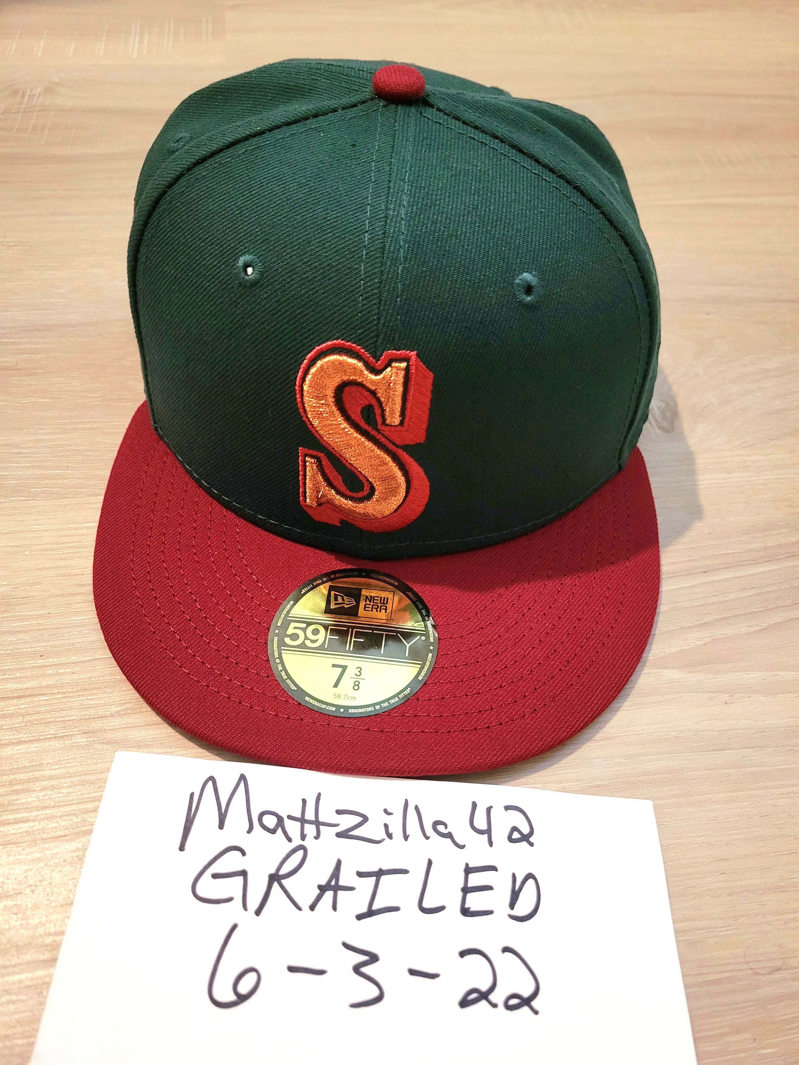 Seattle Mariners Sonics Crossover Trident New Era Hat 7 3/8 - Simply  Seattle