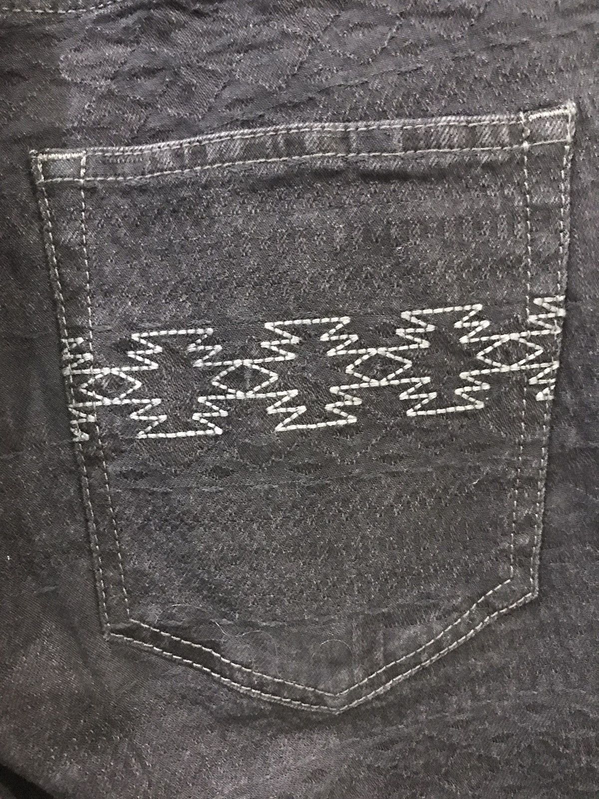 Designer × Japanese Brand Santafe Japan Thunderbird Motive Stretchable Pant Size US 33 - 5 Thumbnail