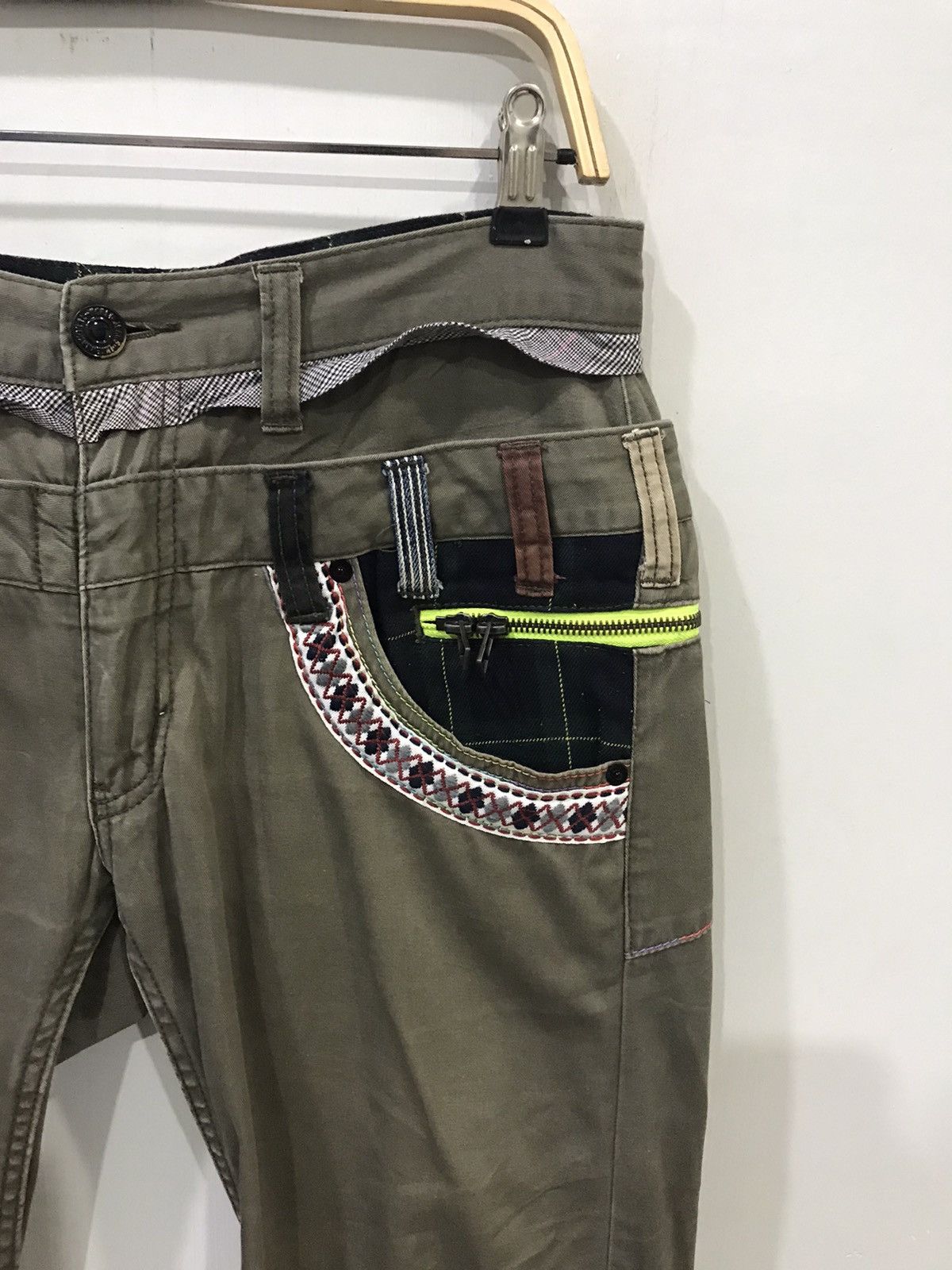 Japanese Brand × Seditionaries Dominate Japan Handcrafted double Waist Multipockets Pant Size US 32 / EU 48 - 2 Thumbnail