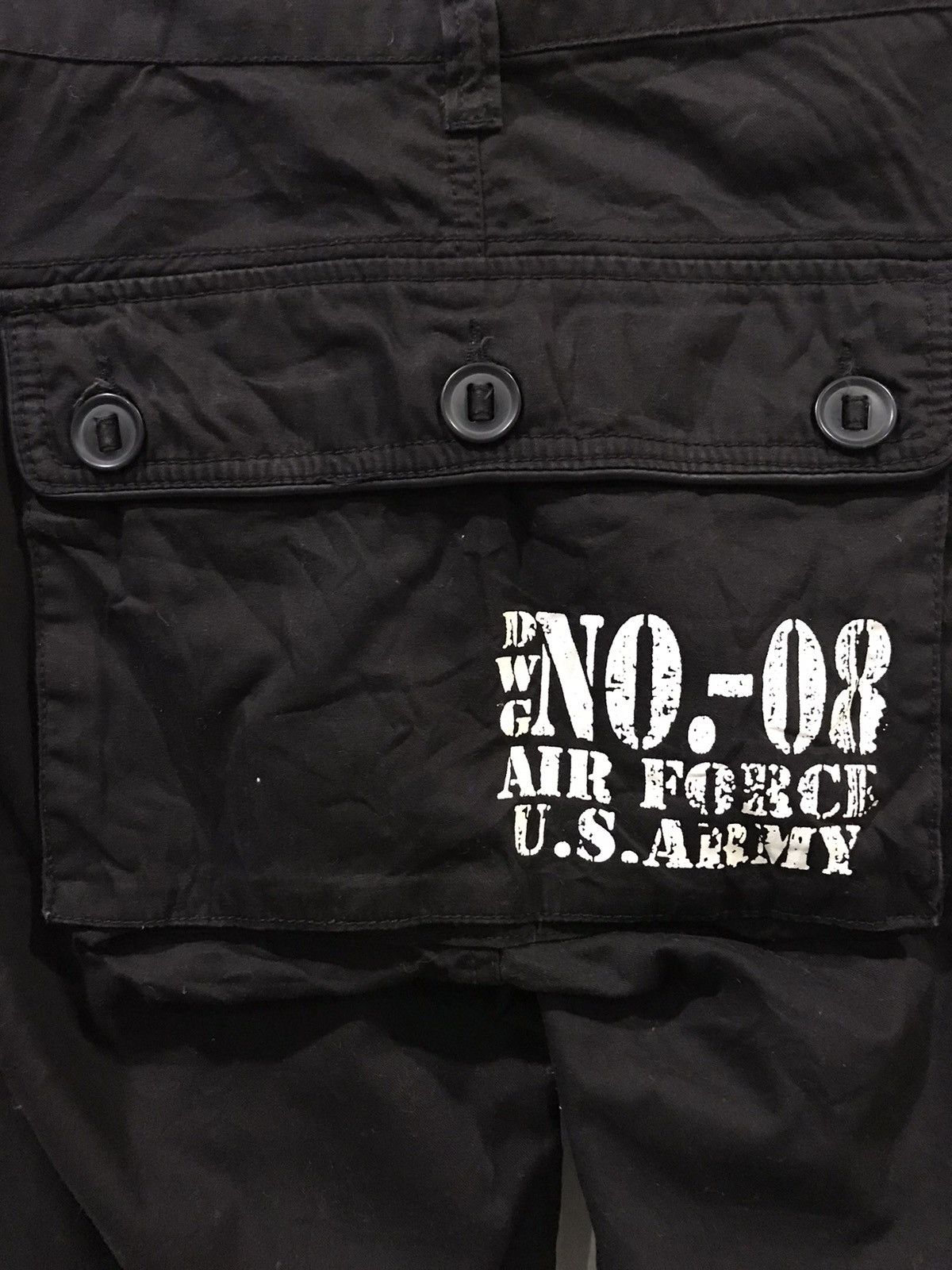 Other Monkey Short Pant US Air Force Print Thigh Strap Size US 31 - 4 Thumbnail