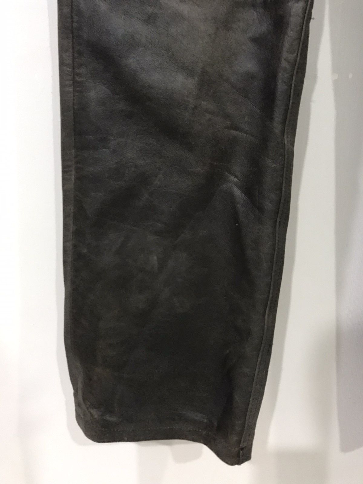Genuine Leather × Japanese Brand DOMON HOMME Japan Real Sturdy Leather Pant Size US 31 - 7 Thumbnail