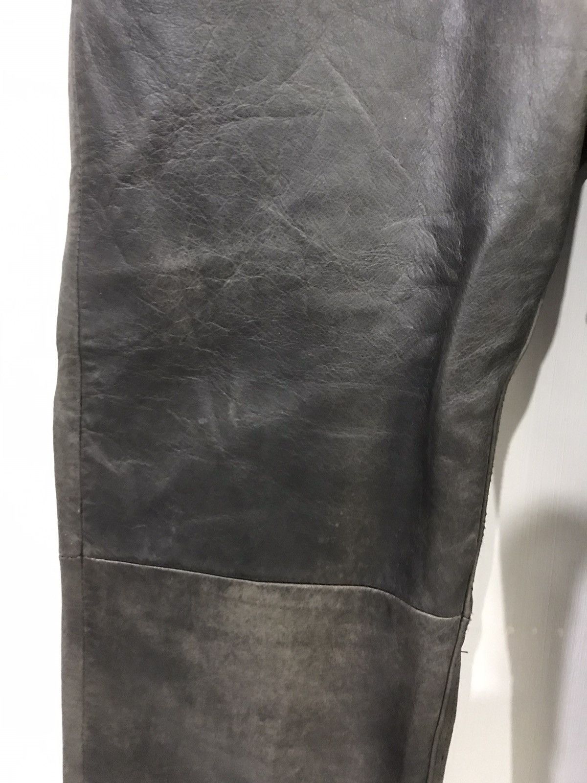 Genuine Leather × Japanese Brand DOMON HOMME Japan Real Sturdy Leather Pant Size US 31 - 5 Thumbnail