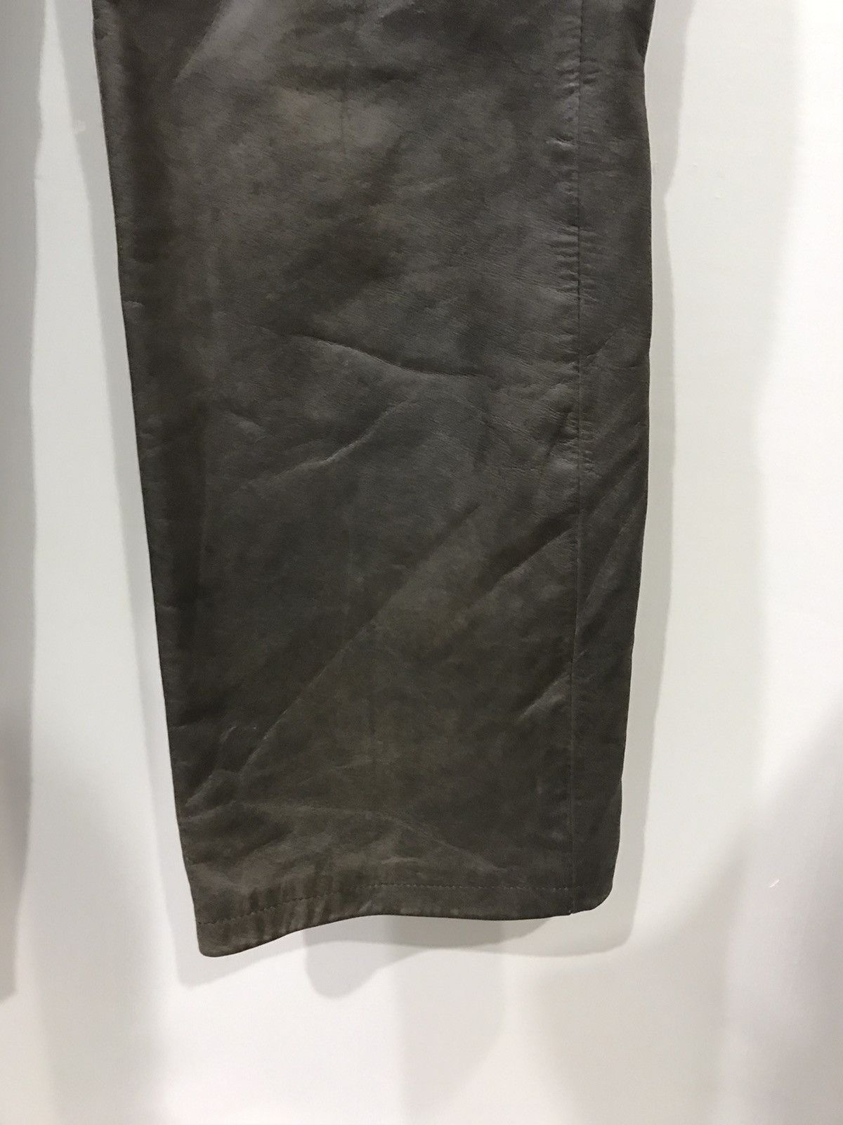 Genuine Leather × Japanese Brand DOMON HOMME Japan Real Sturdy Leather Pant Size US 31 - 6 Thumbnail