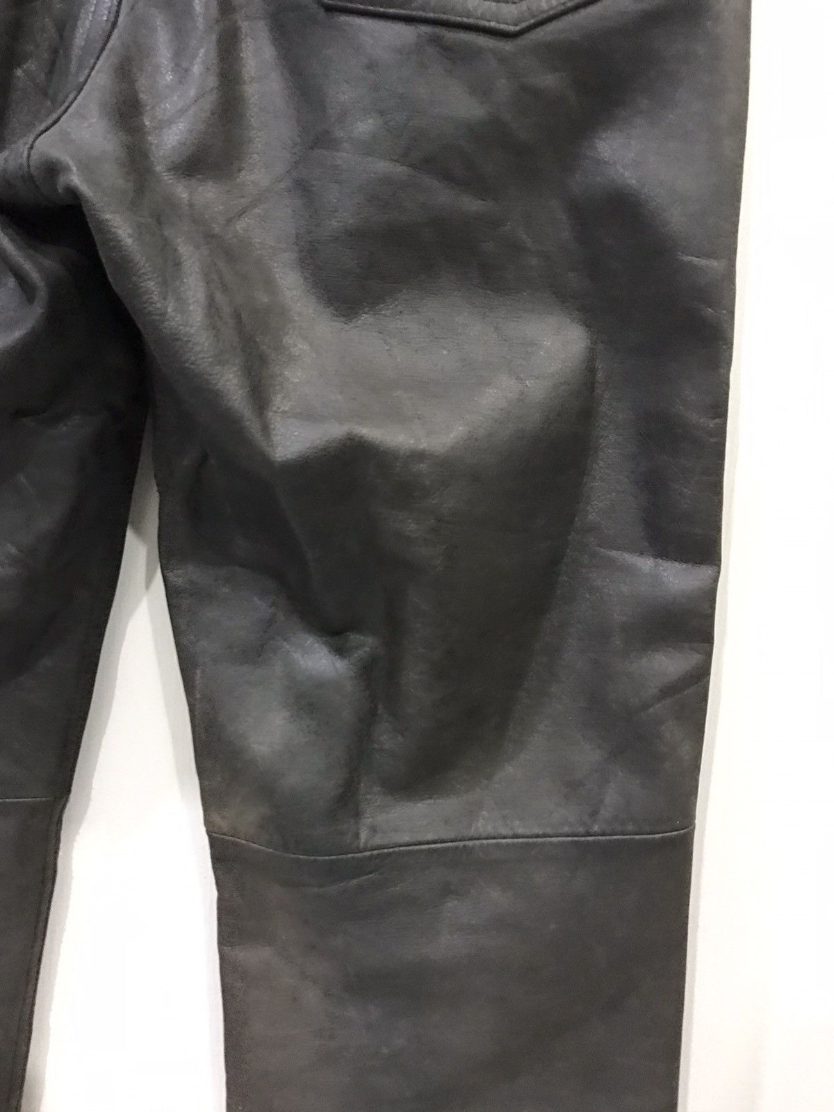 Genuine Leather × Japanese Brand DOMON HOMME Japan Real Sturdy Leather Pant Size US 31 - 12 Thumbnail