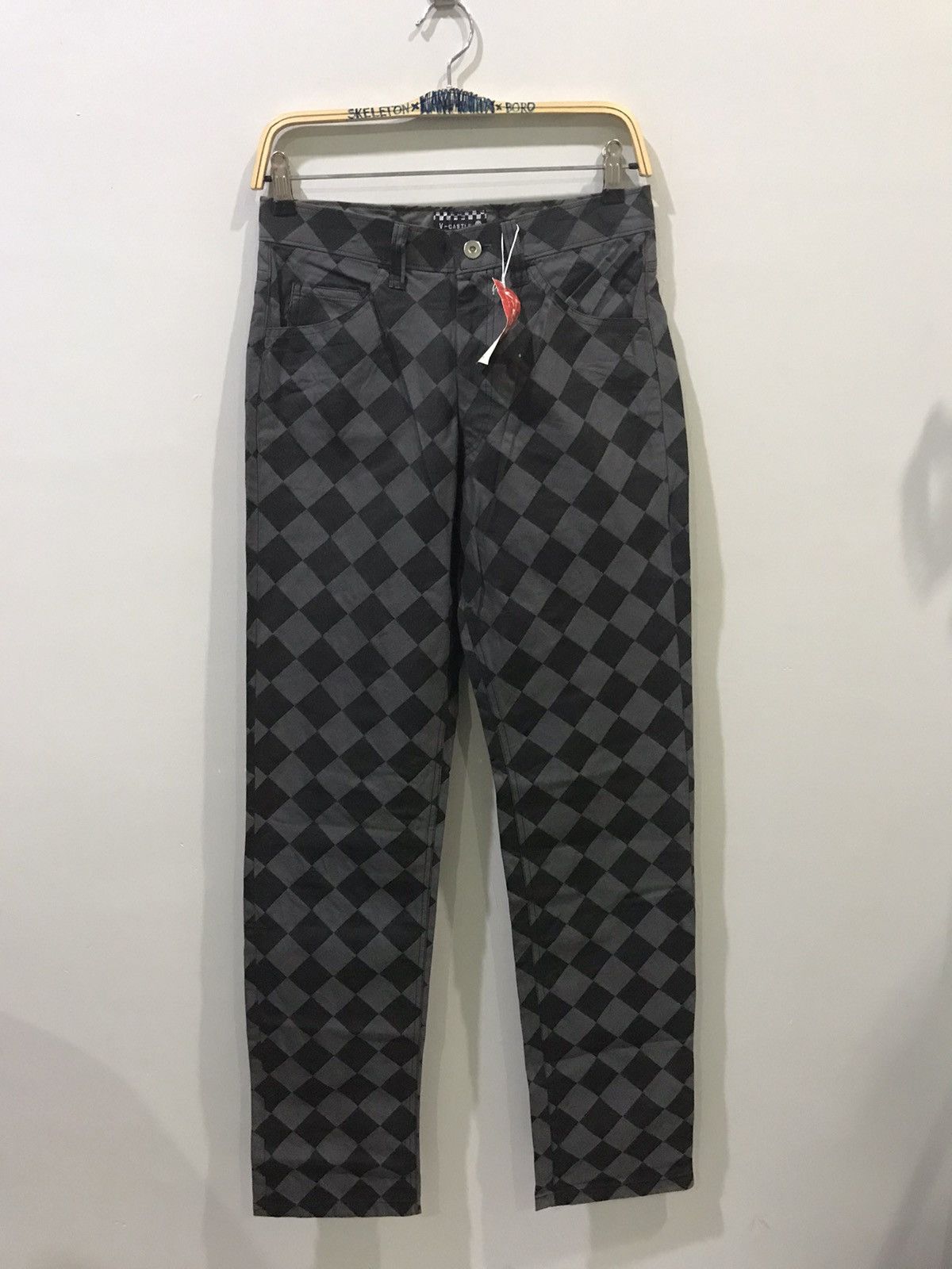 Designer × Japanese Brand V-CASTLE Japan Checkered Pant Size US 29 - 3 Thumbnail