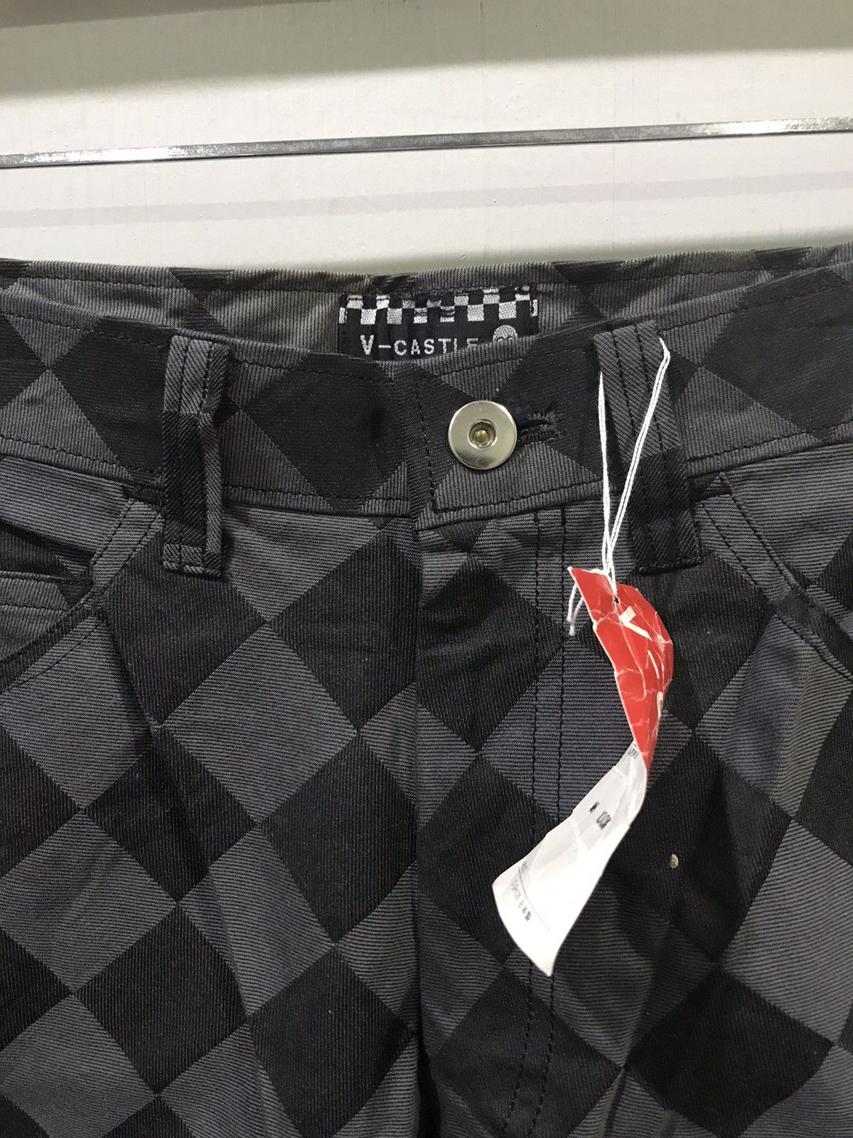 Designer × Japanese Brand V-CASTLE Japan Checkered Pant Size US 29 - 4 Thumbnail