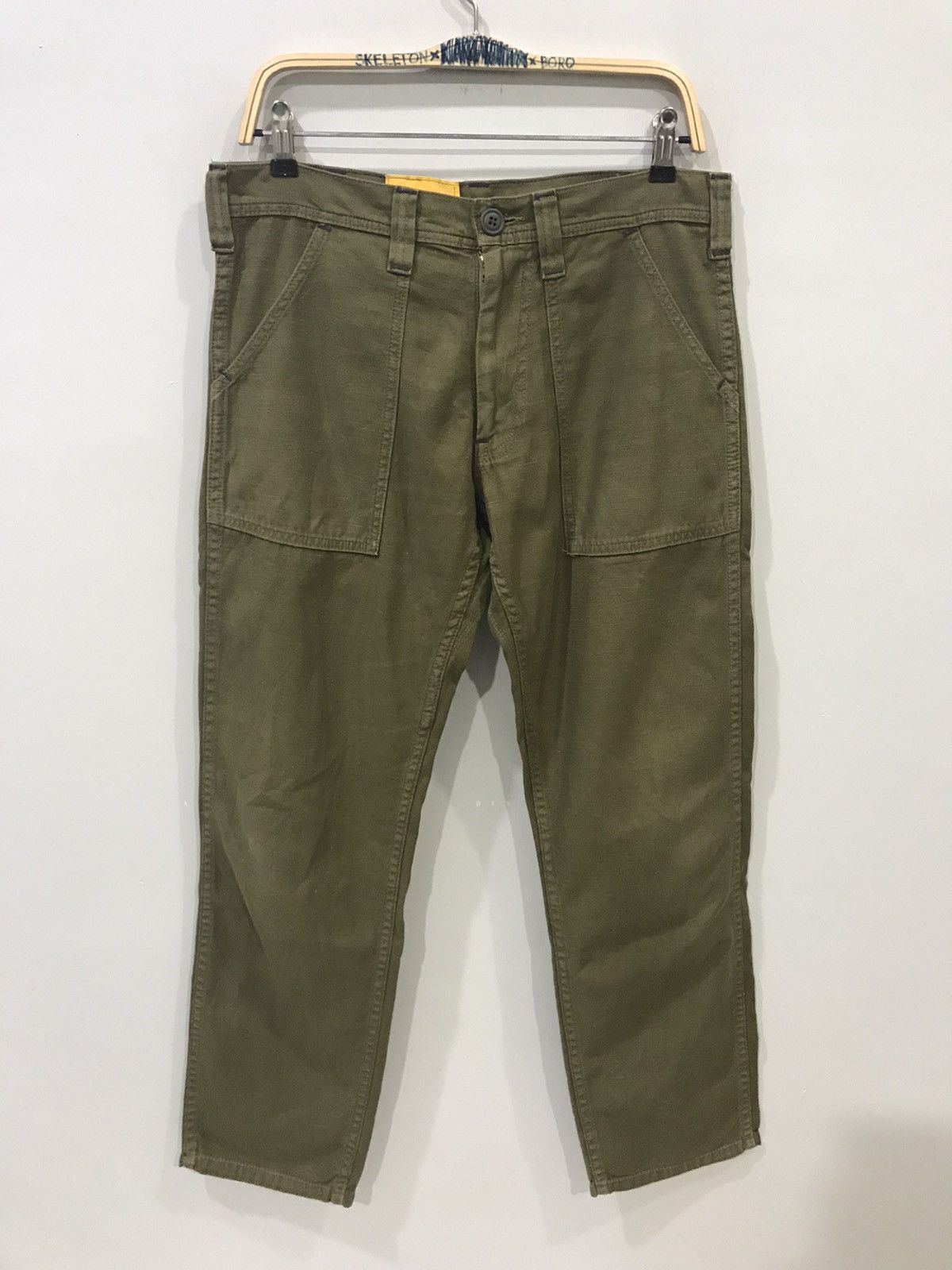 image of F O B Factory x Military Fob Factory Japan Og107 Vintage Designer Military Pant in Miltary Green (S