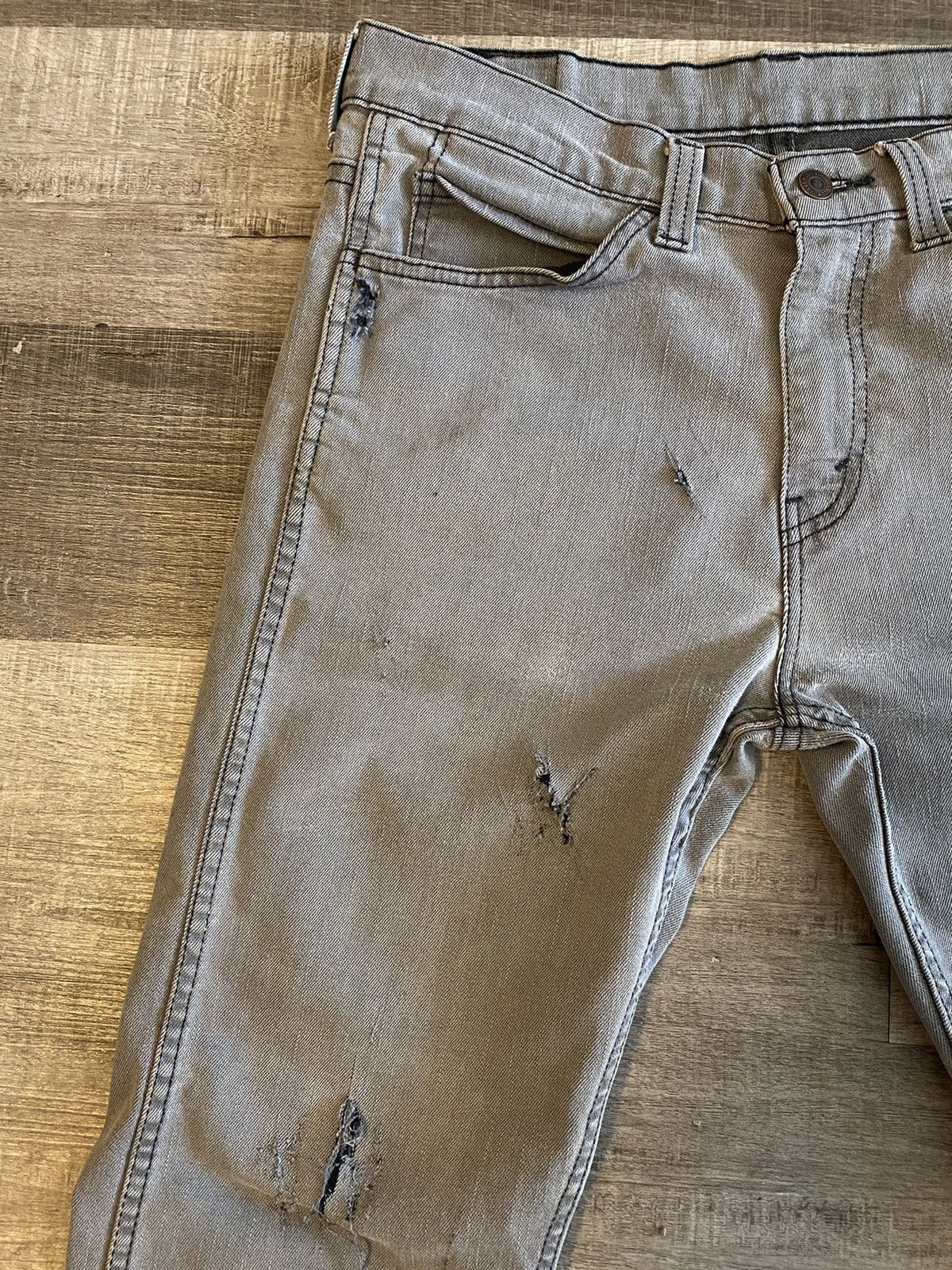 Levi's Distressed Levis Denim Jeans black tab Size US 30 / EU 46 - 6 Thumbnail