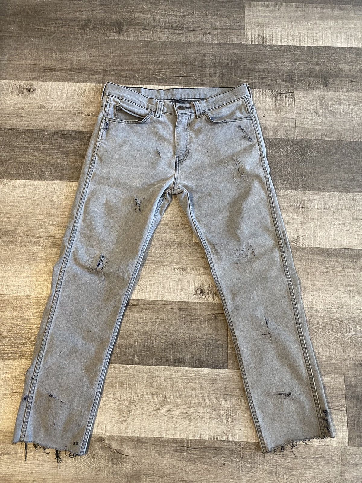 Levi's Distressed Levis Denim Jeans black tab Size US 30 / EU 46 - 1 Thumbnail