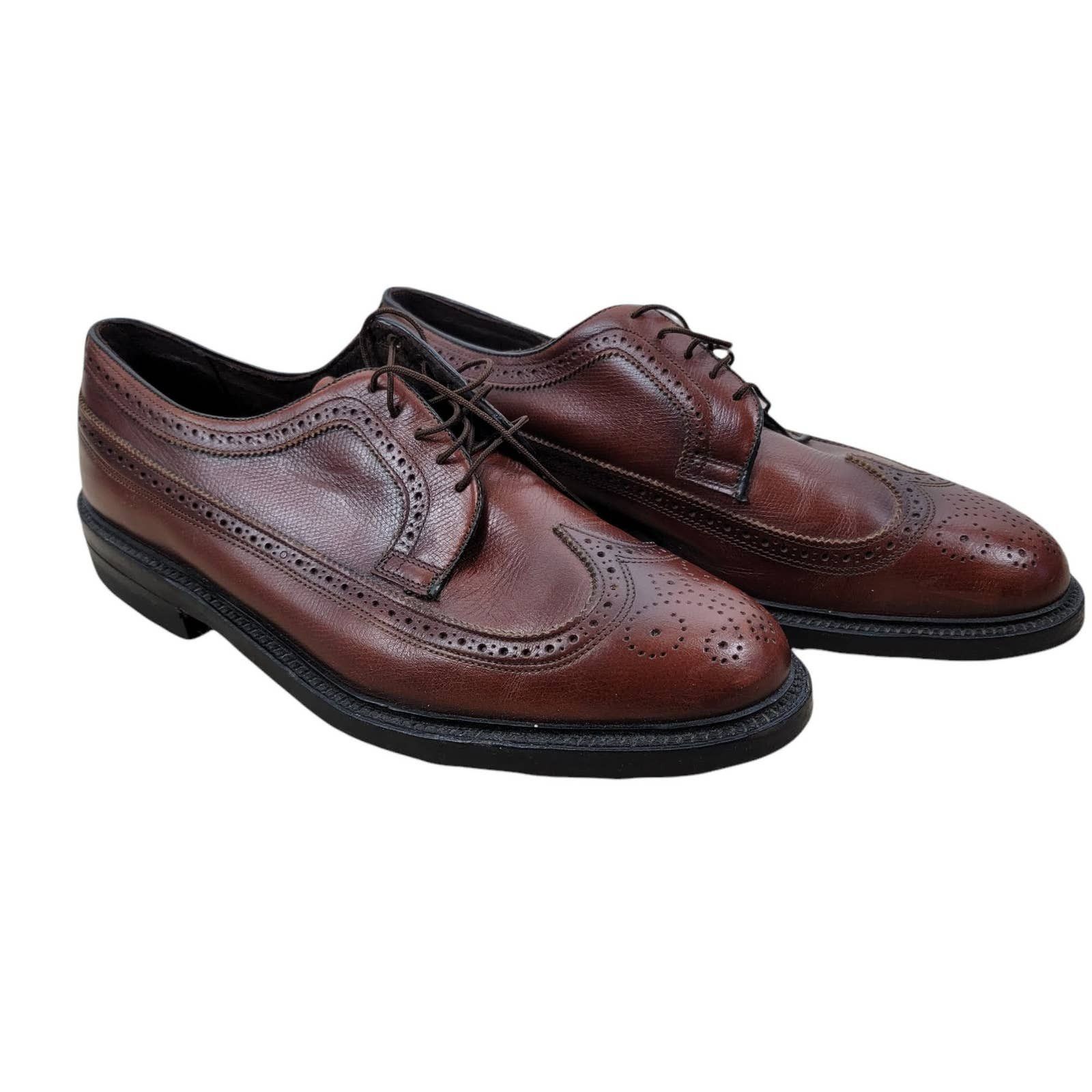 EXECUTIVE IMPERIAL By Mason Vintage Wingtip Shoes size 9D Sz. 9.5 A | Vintage Executive Imperial by MASON Brown  main image 4