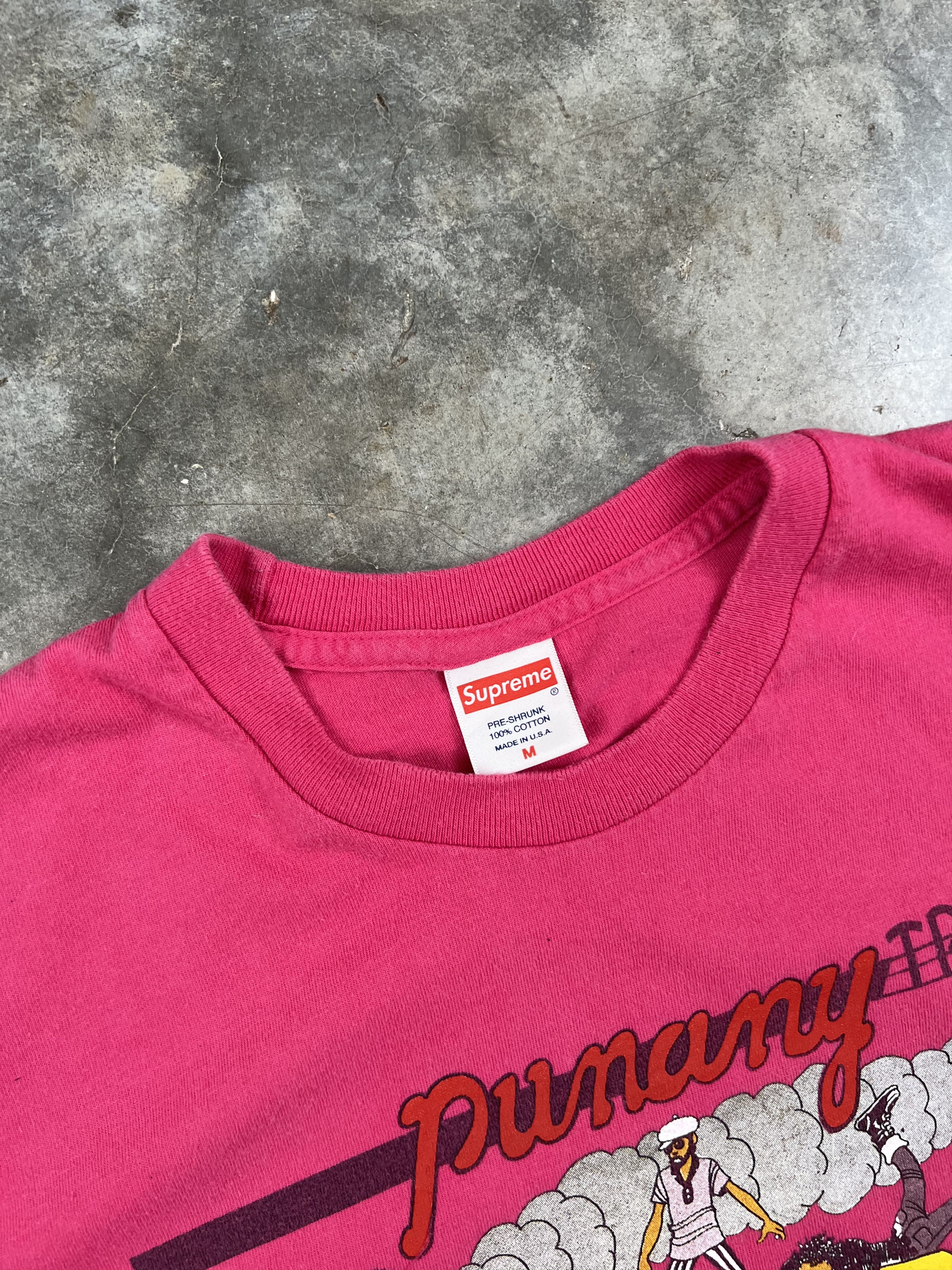 Supreme Supreme Punany Train Pink Tee Medium Limonious Tee Size US M / EU 48-50 / 2 - 2 Thumbnail