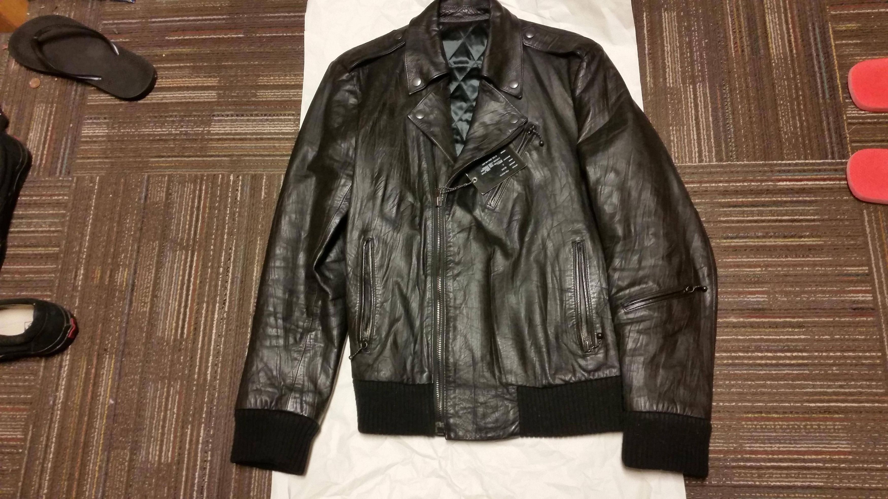 Number (N)ine Leather Double Rider Jacket Size US M / EU 48-50 / 2 - 2 Preview