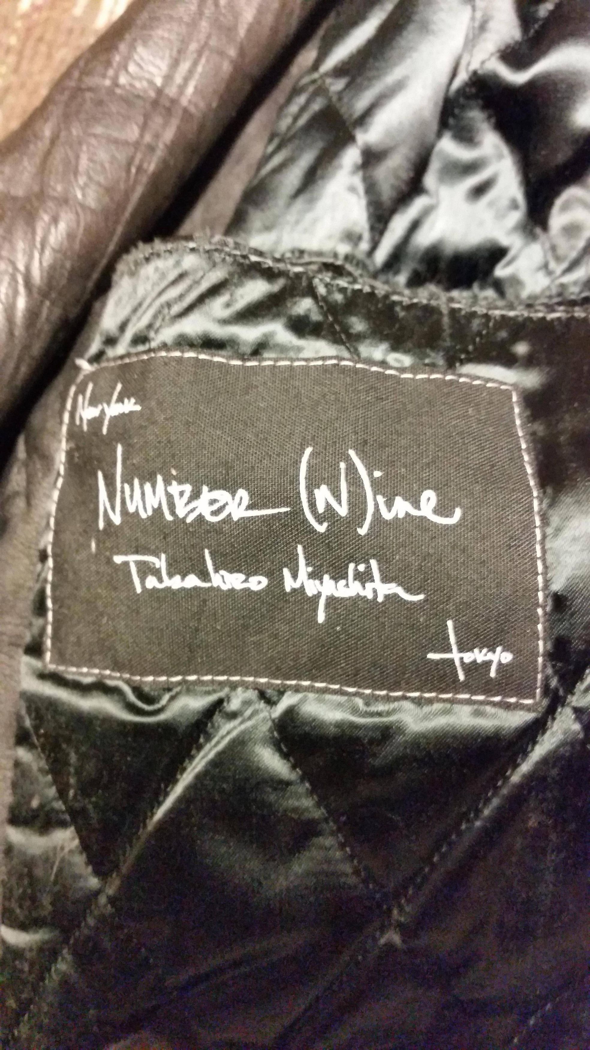 Number (N)ine Leather Double Rider Jacket Size US M / EU 48-50 / 2 - 3 Thumbnail