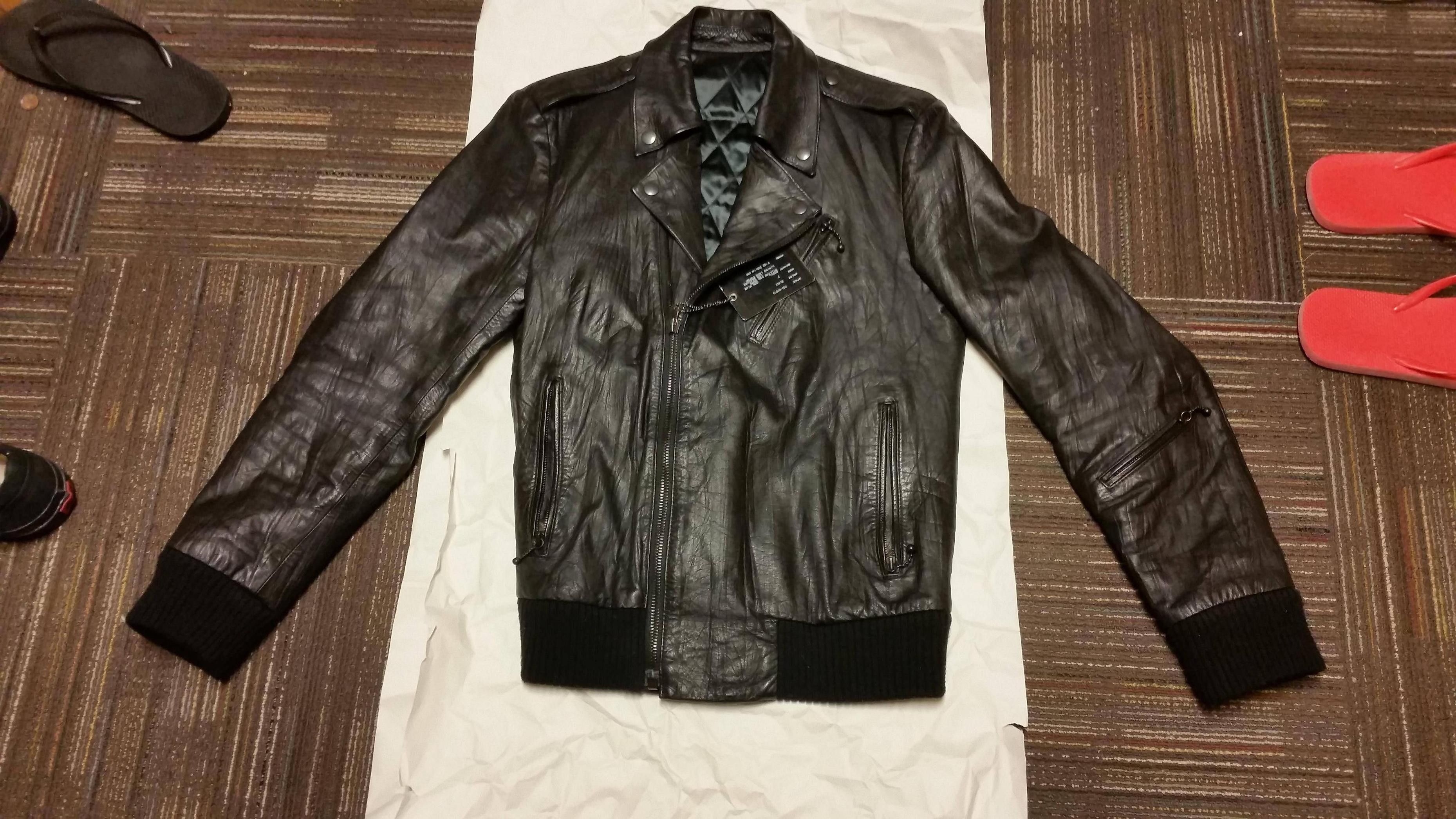 Number (N)ine Leather Double Rider Jacket Size US M / EU 48-50 / 2 - 1 Preview