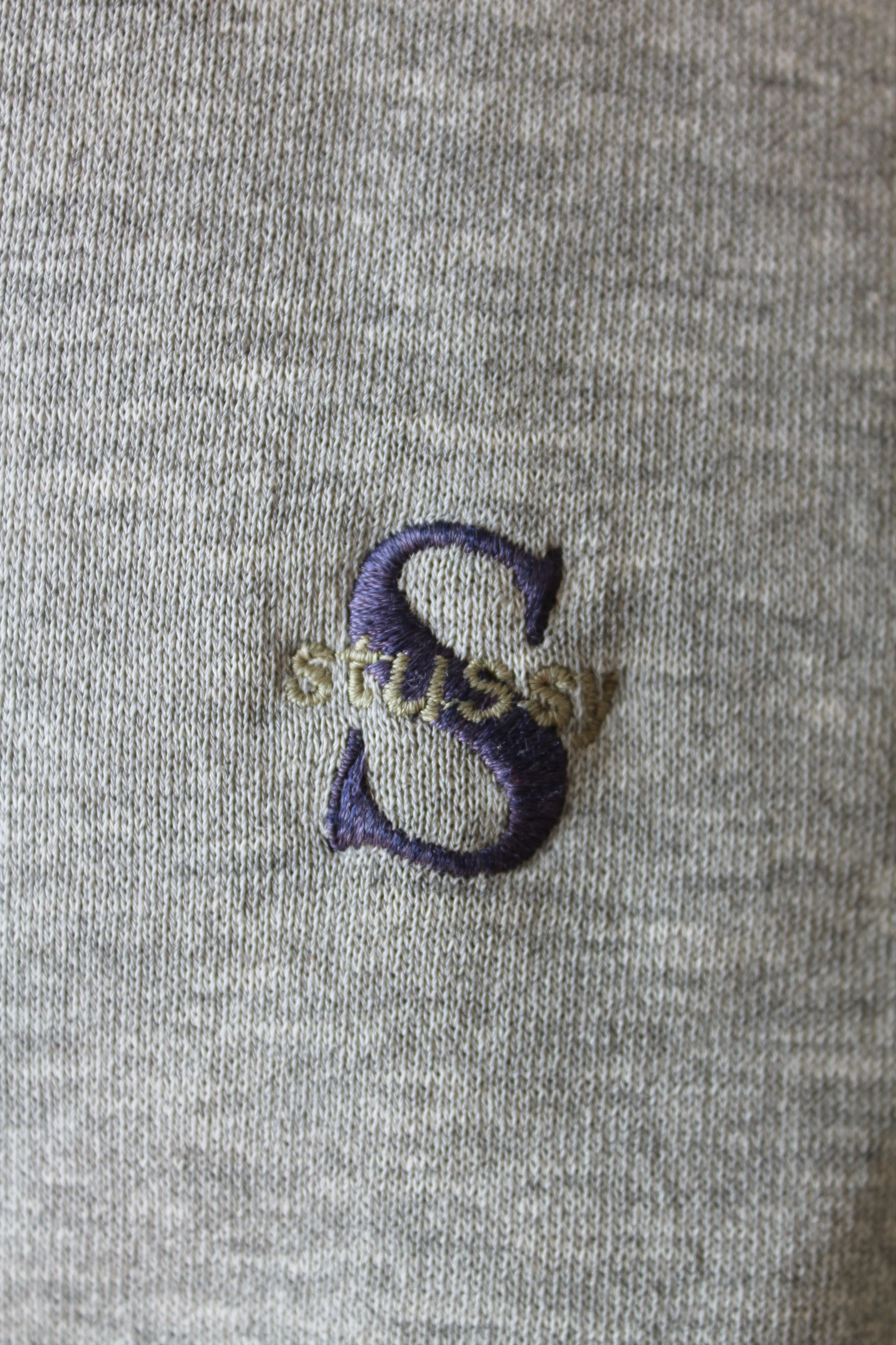 Stussy STUSSY Made in USA Sweatshirt Faded Gray Worn Size US L / EU 52-54 / 3 - 3 Thumbnail