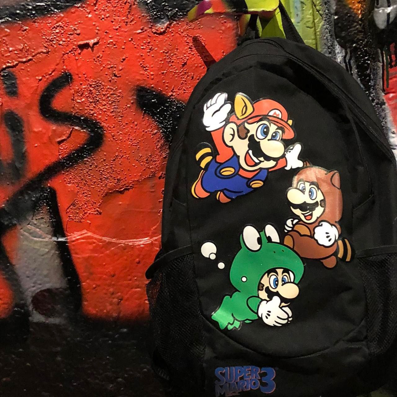 Nintendo Vintage 80s Super Mario 3 Super Nintendo Backpack School Bag Size US XL / EU 56 / 4 - 1 Thumbnail