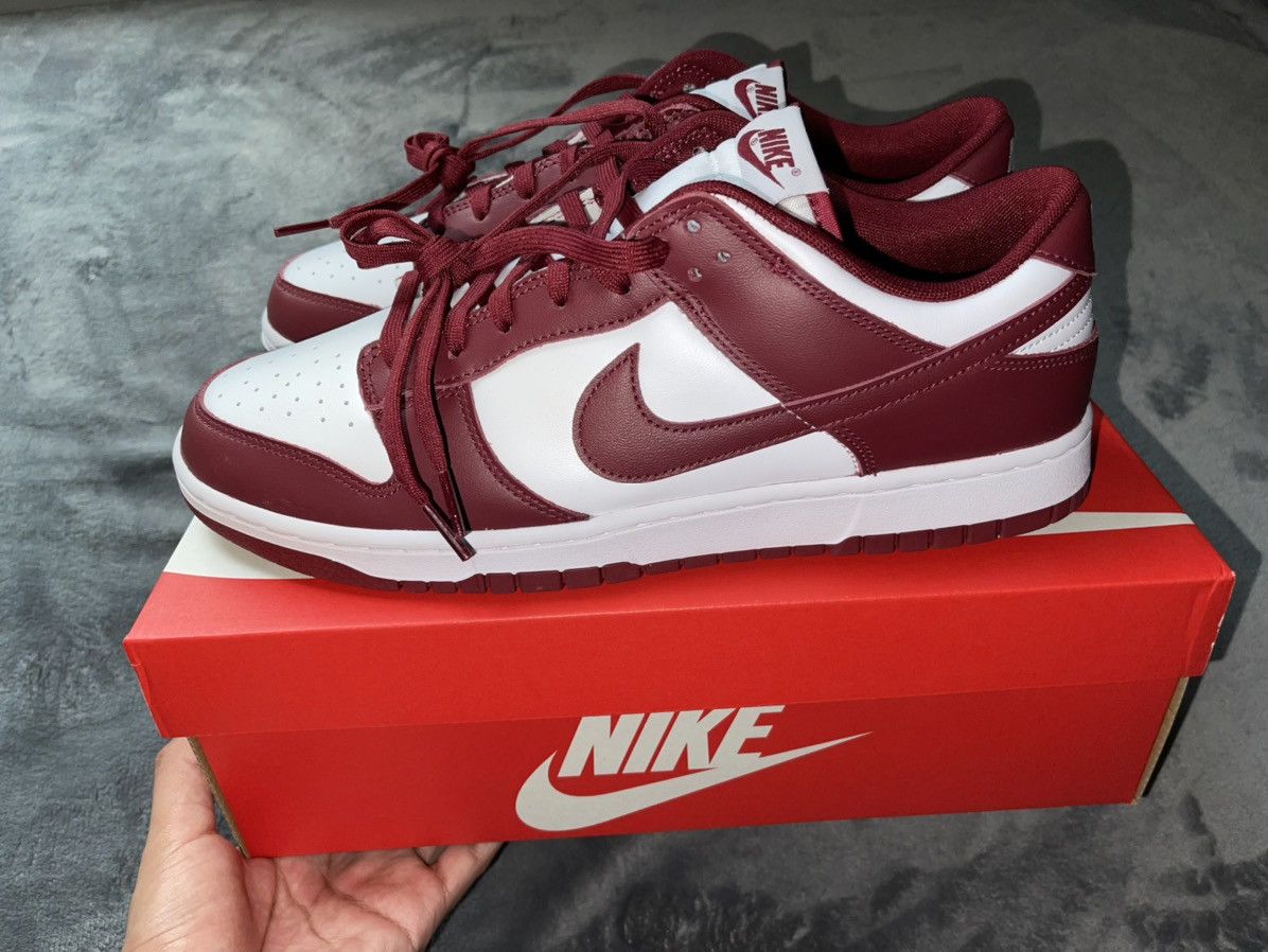 Nike Nike Dunk Low Team Red Size US 12 / EU 45 - 3 Thumbnail
