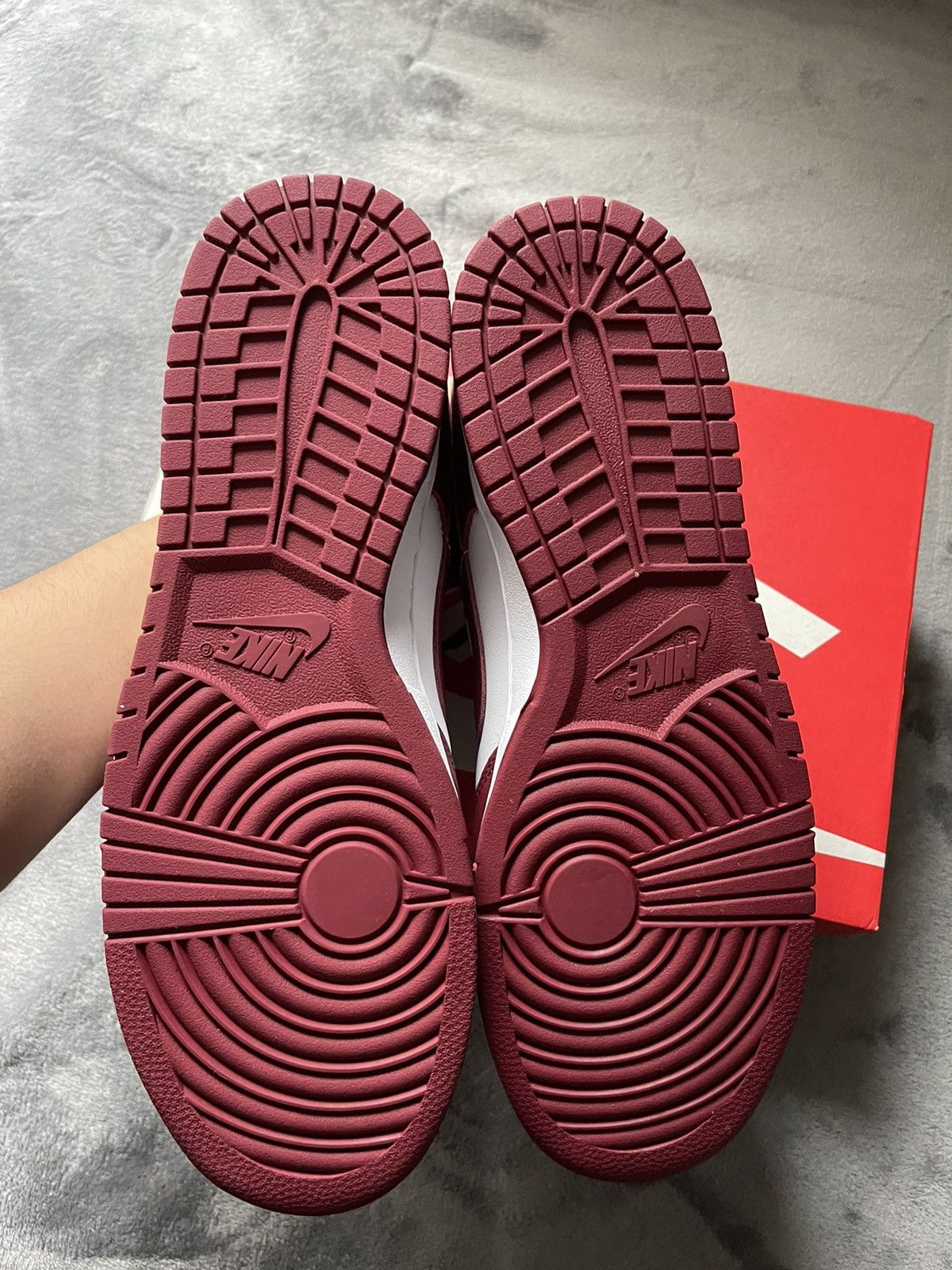 Nike Nike Dunk Low Team Red Size US 12 / EU 45 - 8 Thumbnail