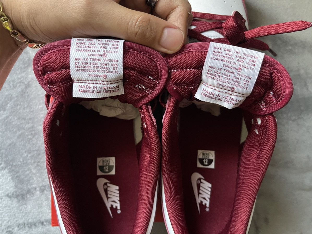Nike Nike Dunk Low Team Red Size US 12 / EU 45 - 10 Thumbnail