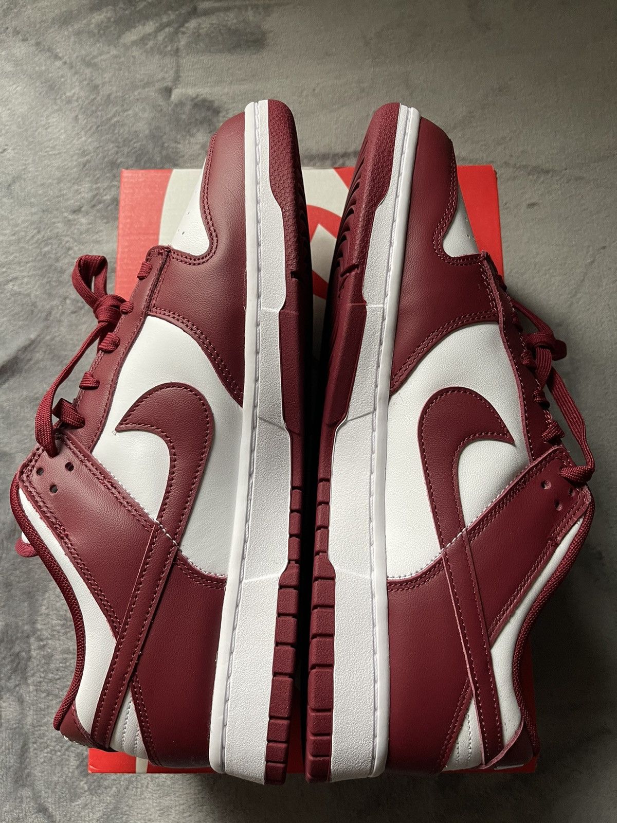 Nike Nike Dunk Low Team Red Size US 12 / EU 45 - 5 Thumbnail
