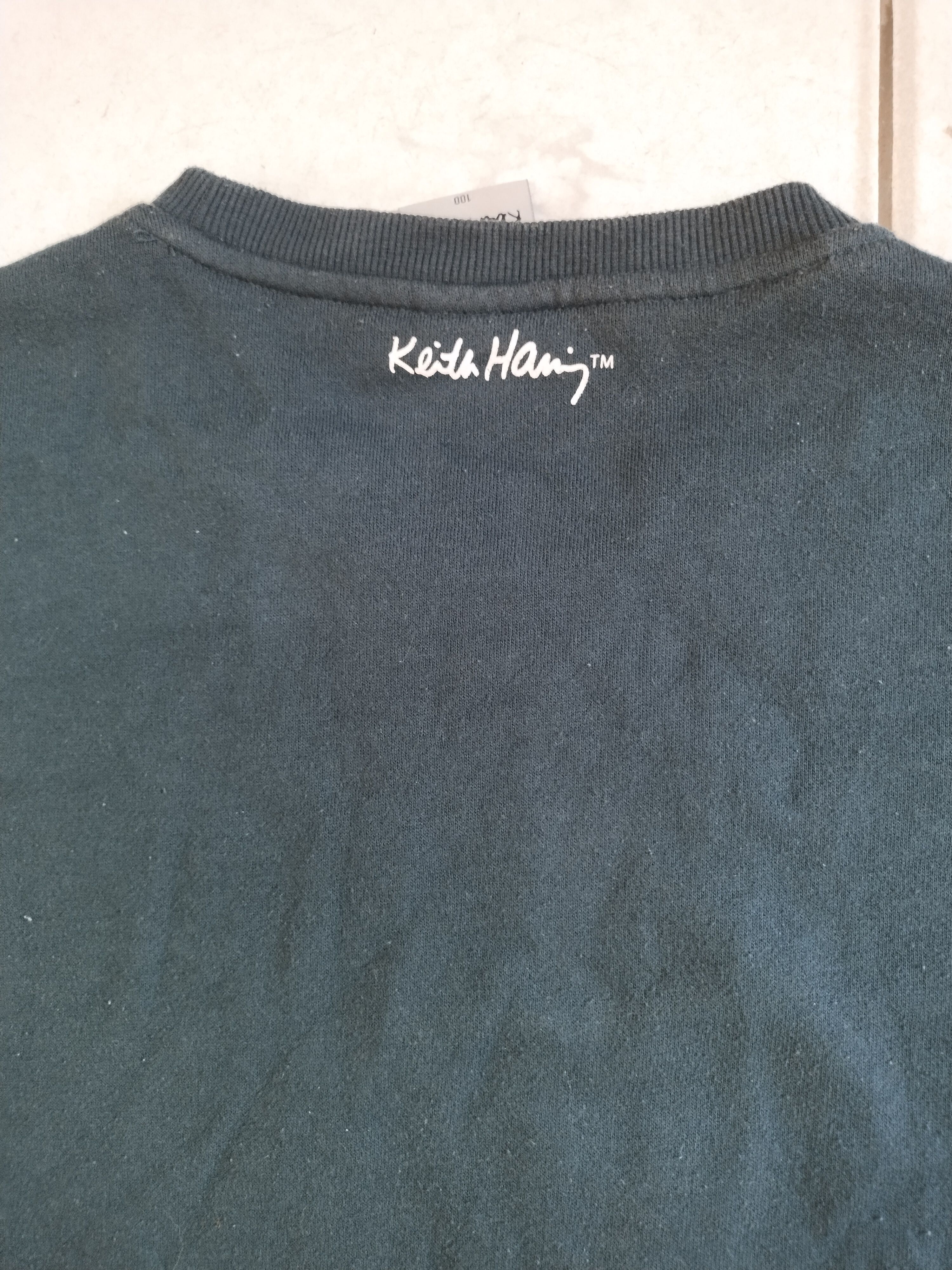 Keith Haring Keith Haring Sweatshirt Rare Pictures New York City Style Size US L / EU 52-54 / 3 - 4 Thumbnail