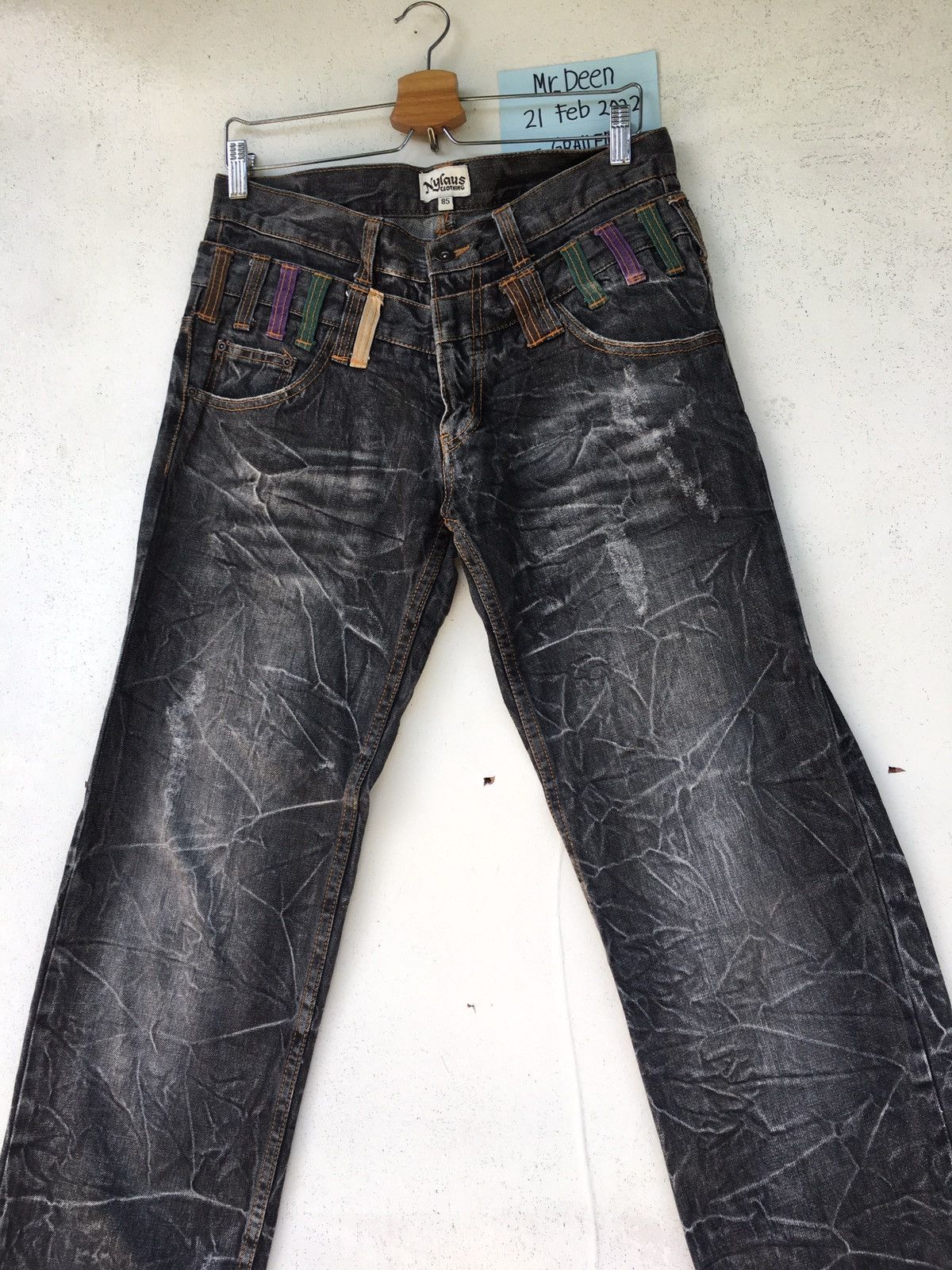 Japanese Brand Rare Vintage Nylaus Clothing Denim /Jeans Size US 33 - 6 Thumbnail