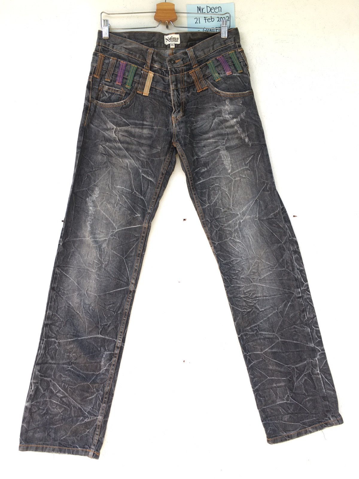 Japanese Brand Rare Vintage Nylaus Clothing Denim /Jeans Size US 33 - 8 Thumbnail