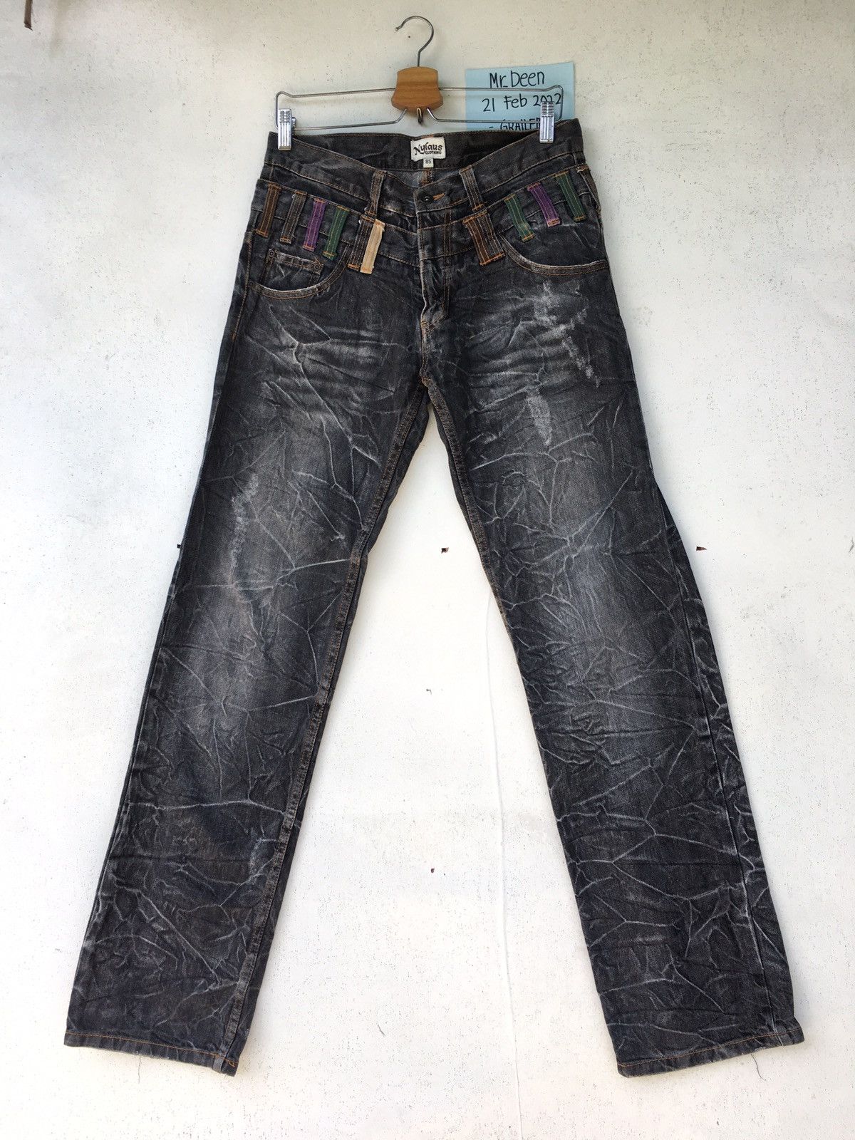 Japanese Brand Rare Vintage Nylaus Clothing Denim /Jeans Size US 33 - 3 Thumbnail