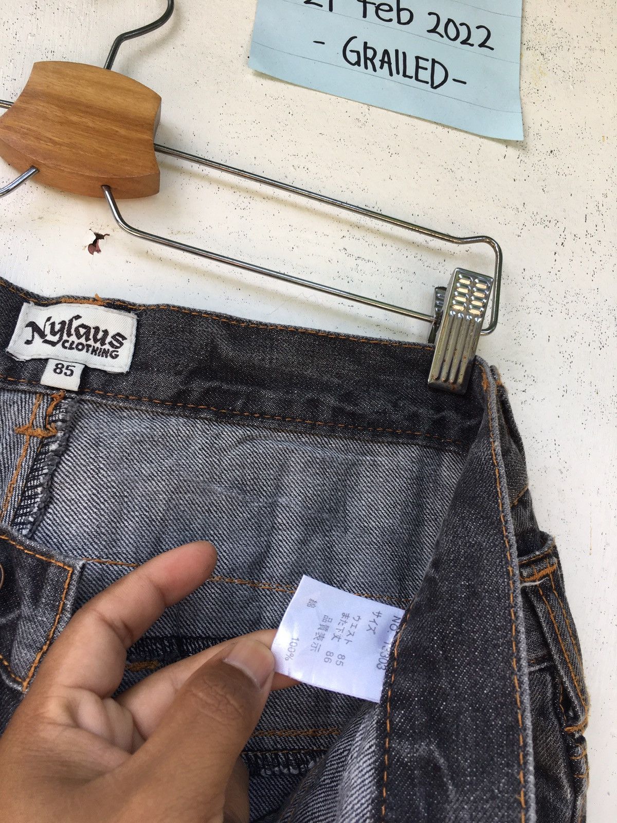 Japanese Brand Rare Vintage Nylaus Clothing Denim /Jeans Size US 33 - 10 Thumbnail
