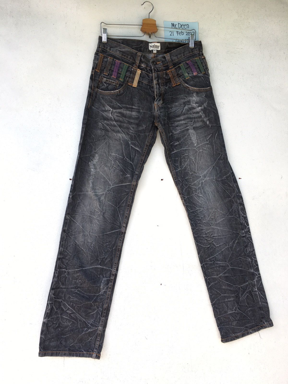 Japanese Brand Rare Vintage Nylaus Clothing Denim /Jeans Size US 33 - 2 Thumbnail