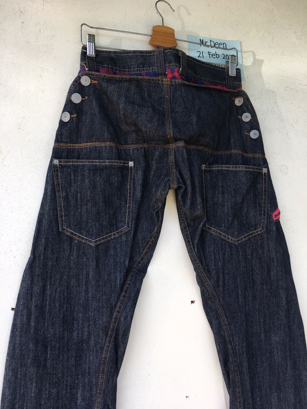 Japanese Brand Rare Vintage Dominate Handcrafted Jeans / Denim Size US 30 / EU 46 - 14 Thumbnail