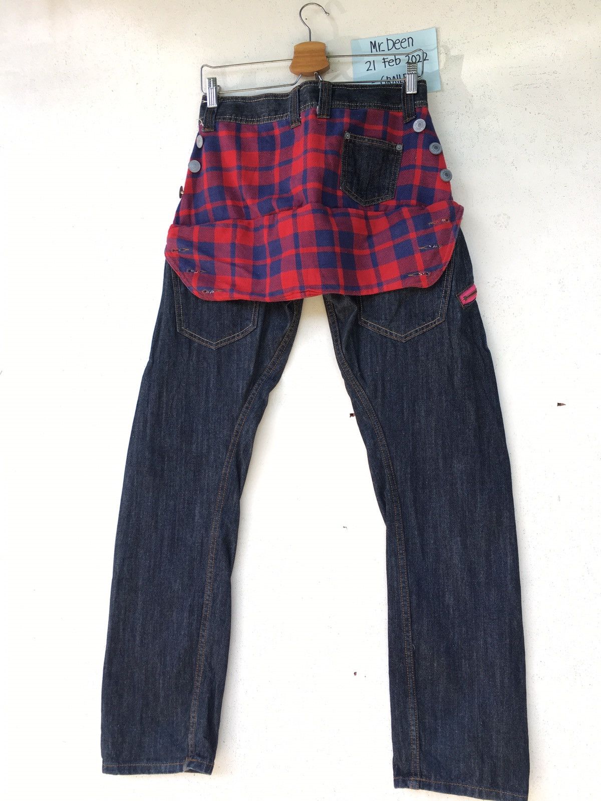 Japanese Brand Rare Vintage Dominate Handcrafted Jeans / Denim Size US 30 / EU 46 - 8 Thumbnail