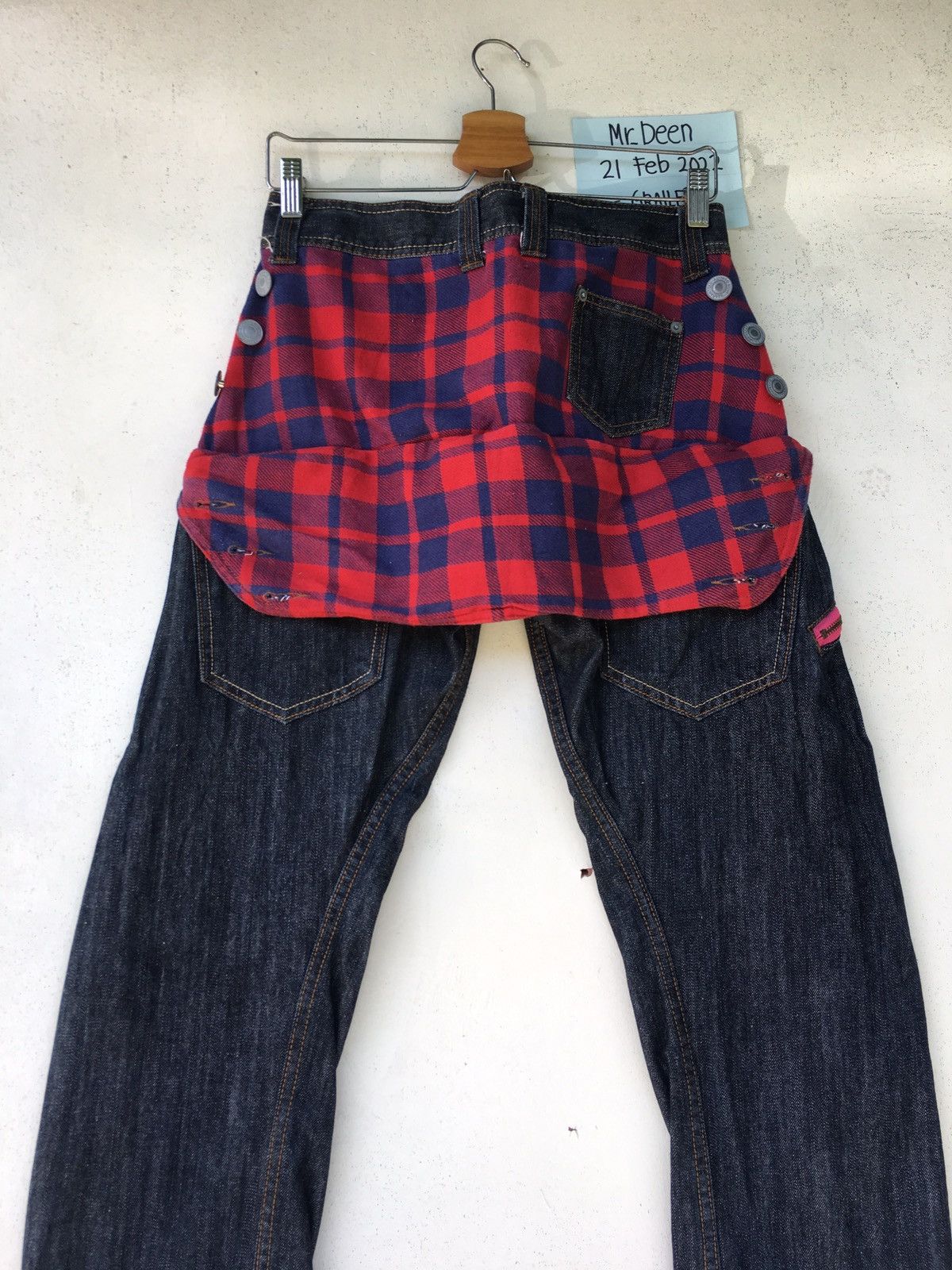 Japanese Brand Rare Vintage Dominate Handcrafted Jeans / Denim Size US 30 / EU 46 - 9 Thumbnail